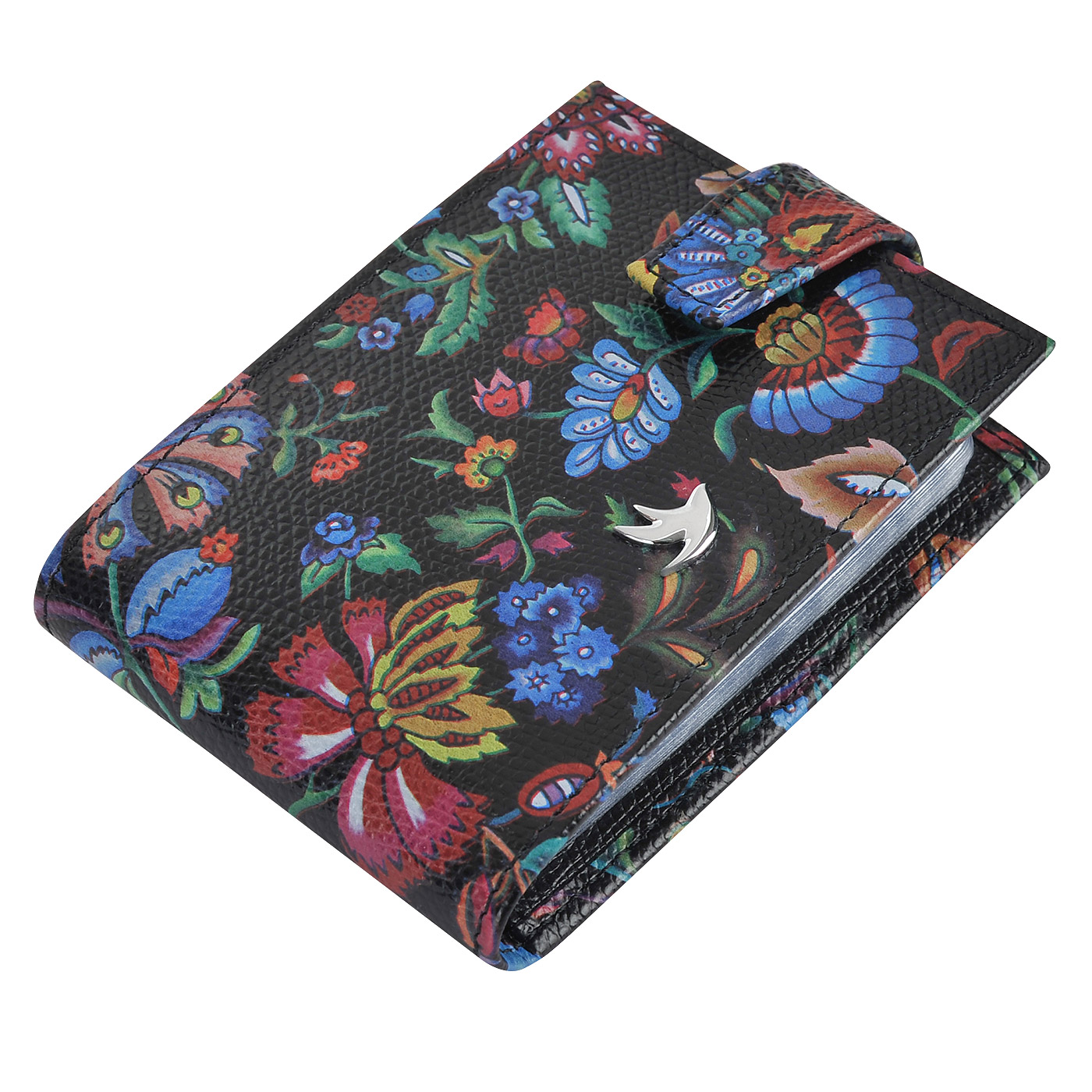 Кожаная визитница Aurelli Alma fiore