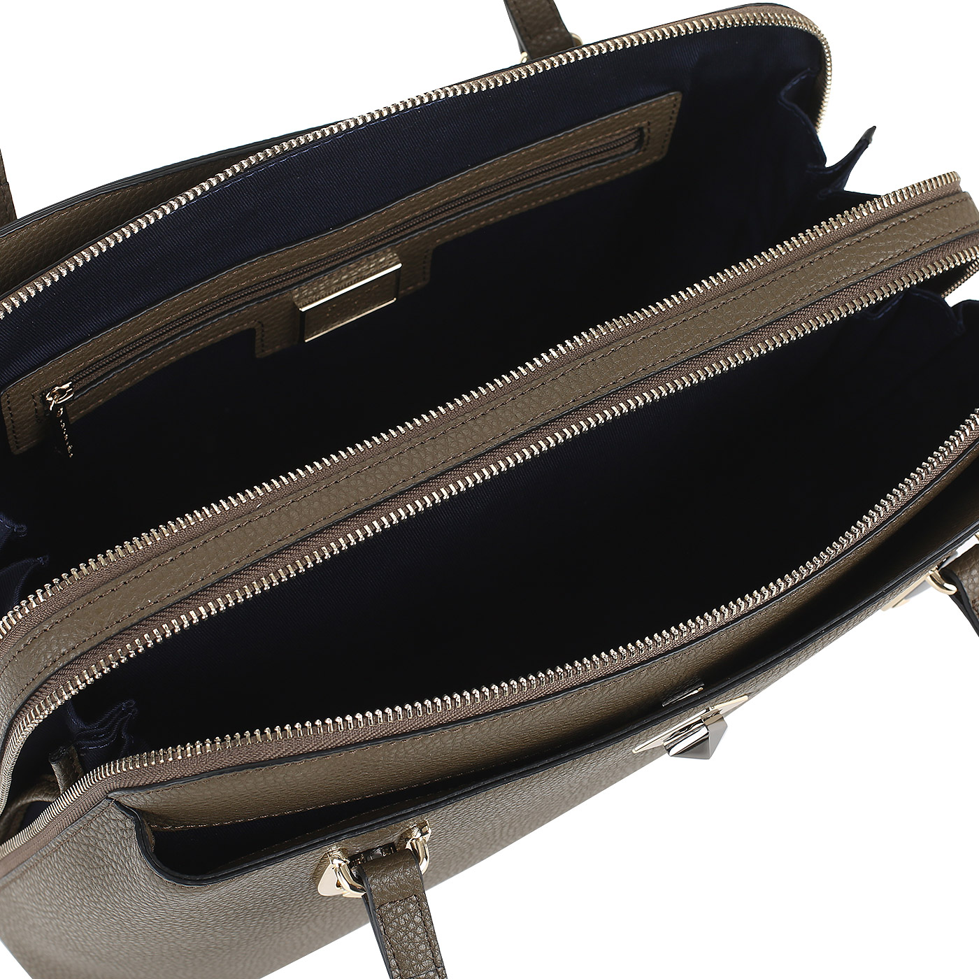 Сумка из оливковой кожи Cromia Mina