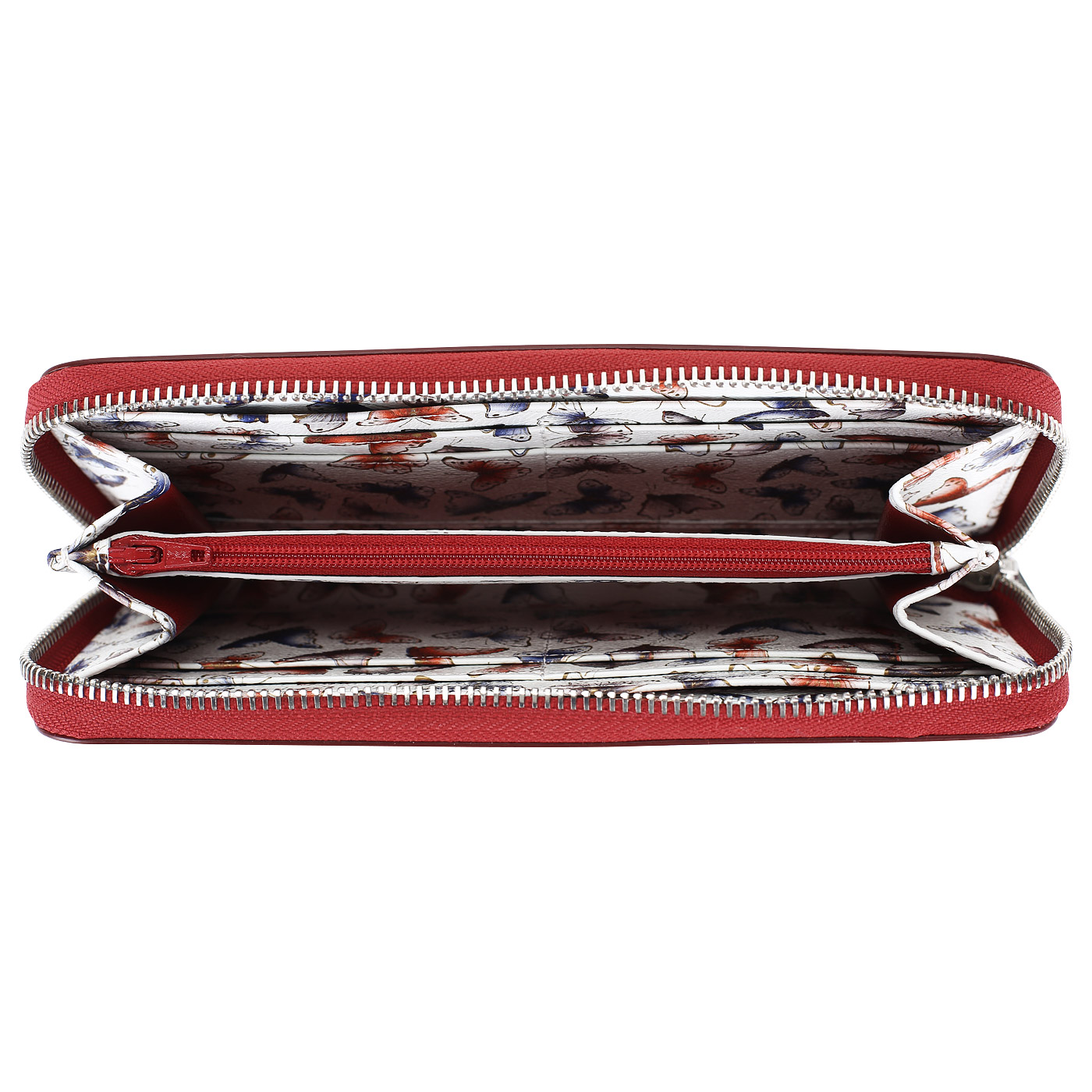 Красный кошелек на молнии Aurelli Alma fantasia