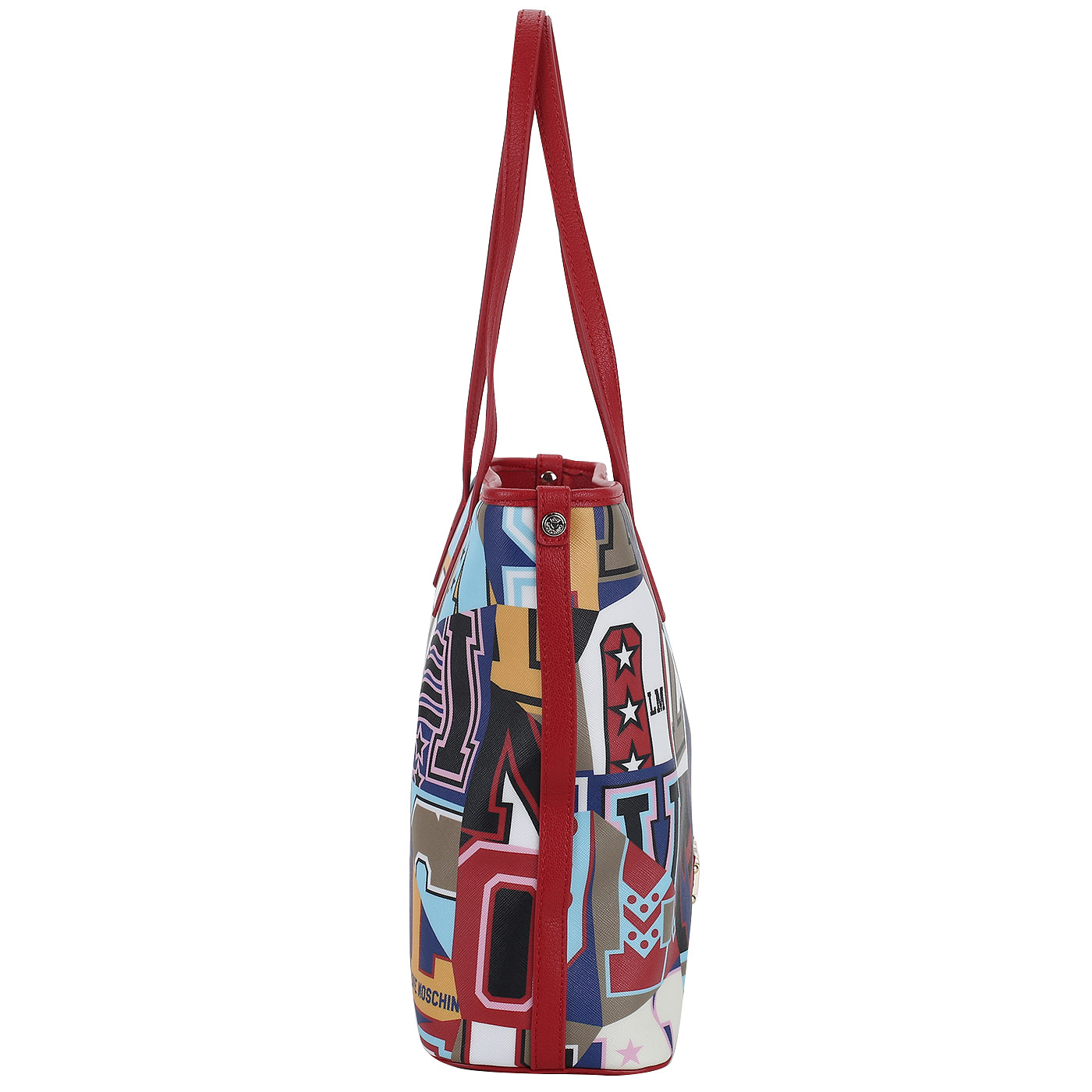 Вместительная сумка с принтом Love Moschino Graphic Alphabet