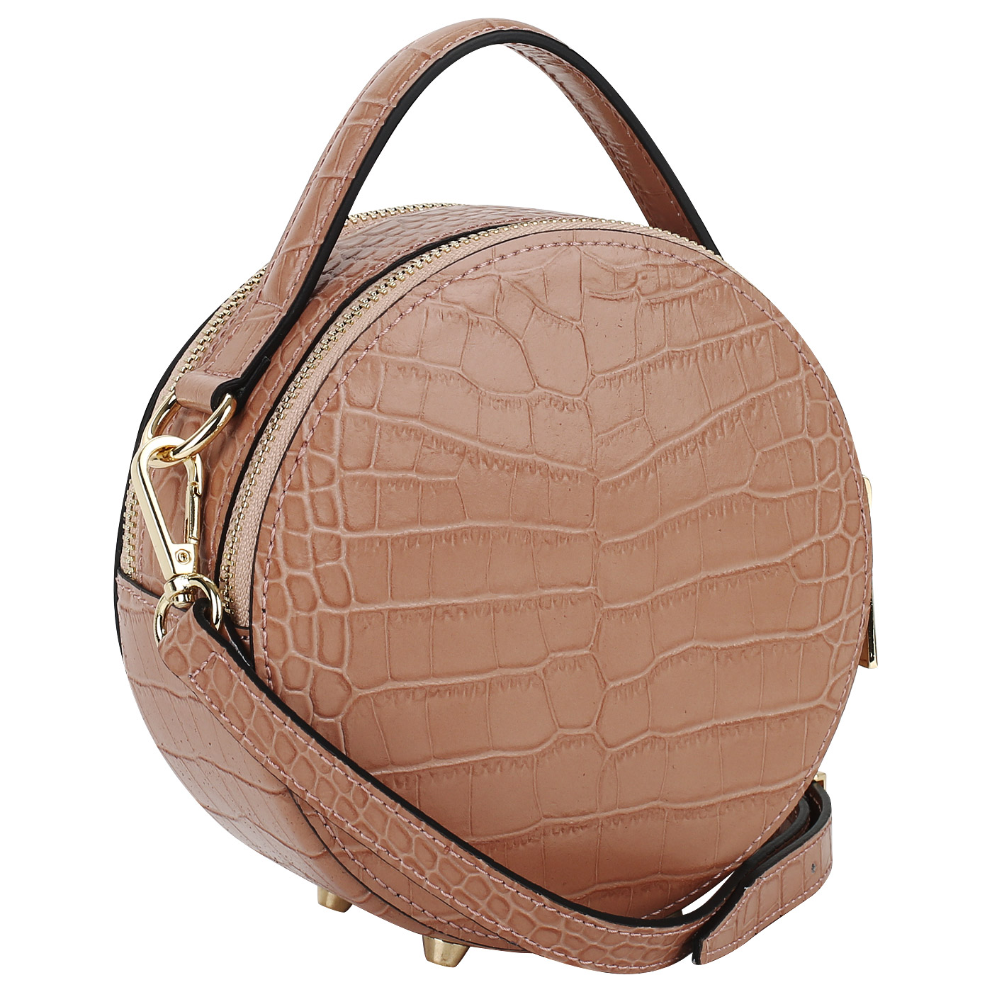 Круглая сумочка из кожи Piumelli Dubai