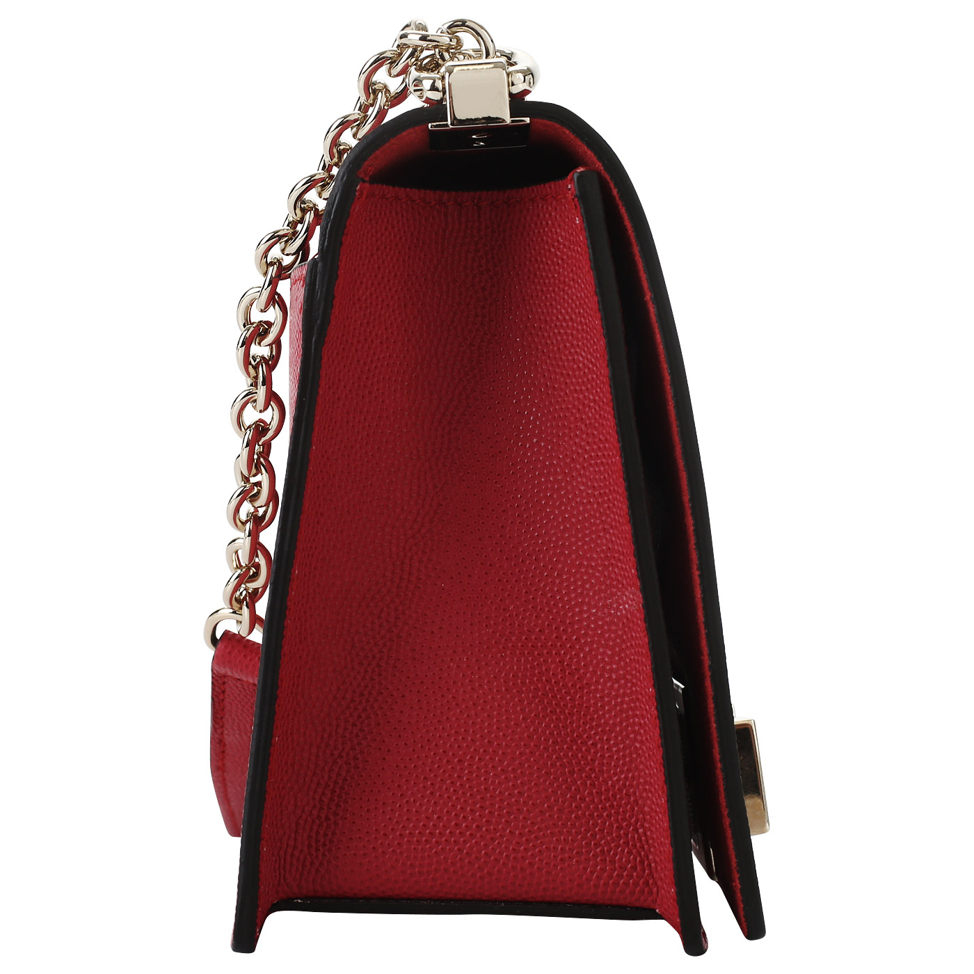 Красная кожаная сумочка Furla Mimi