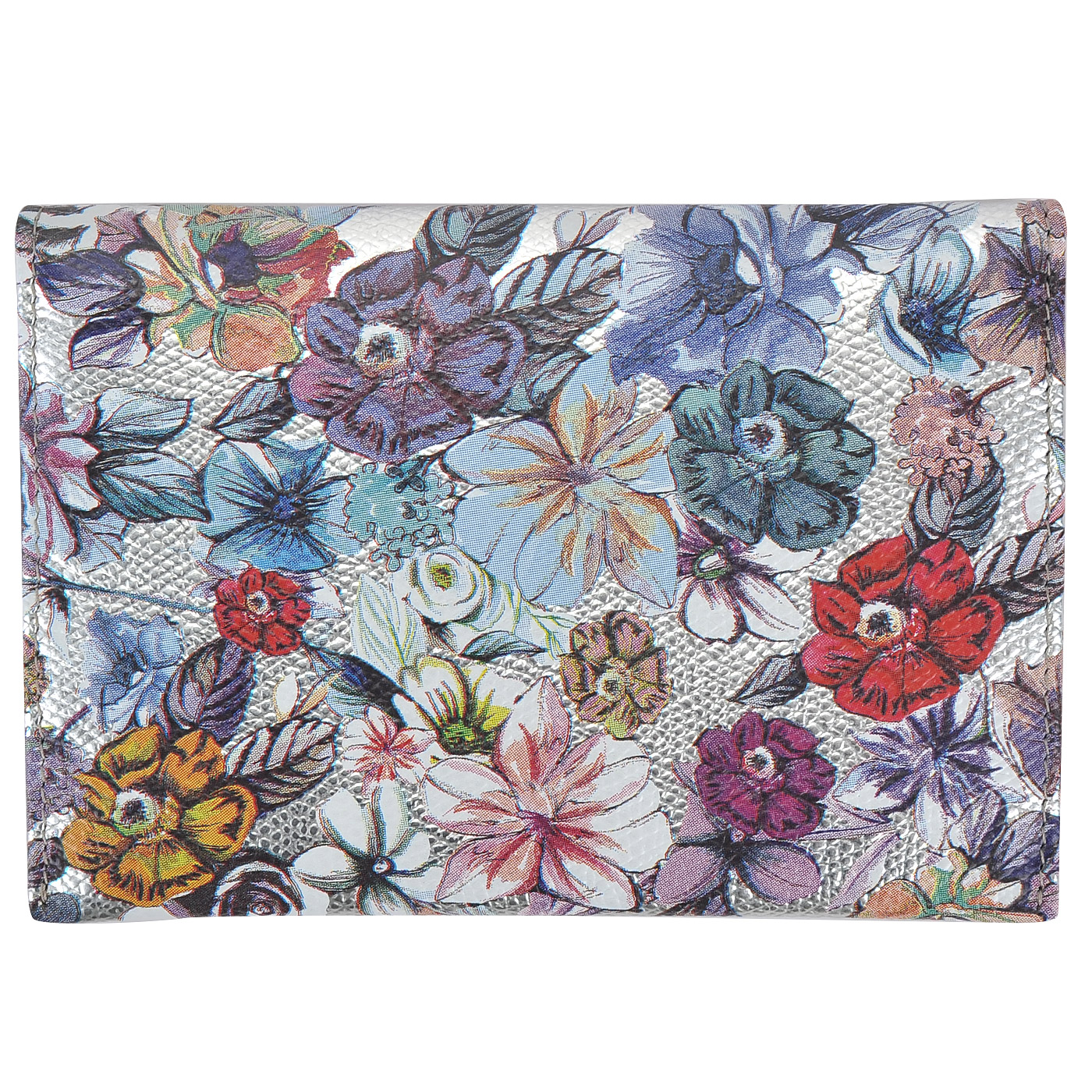 Кожаная обложка-конверт для паспорта и автодокументов Aurelli Luna fiore