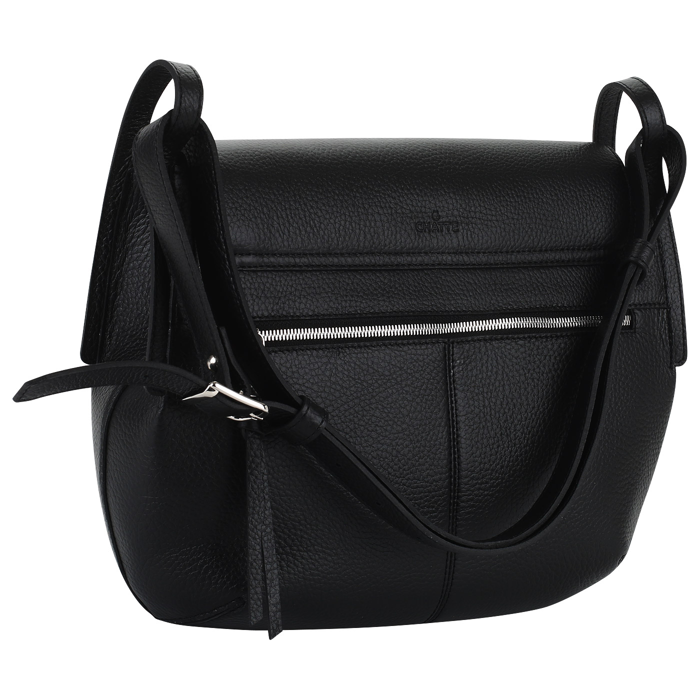 Кожаная сумка с откидным клапаном Chatte 