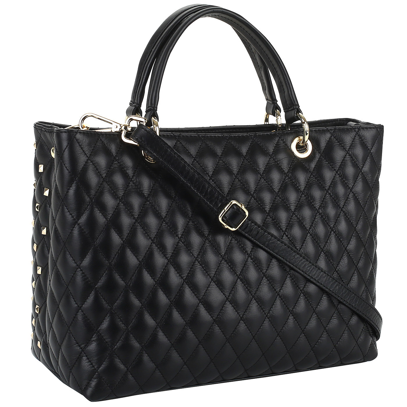 Сумка из стеганой кожи Sara Burglar Nelly Star