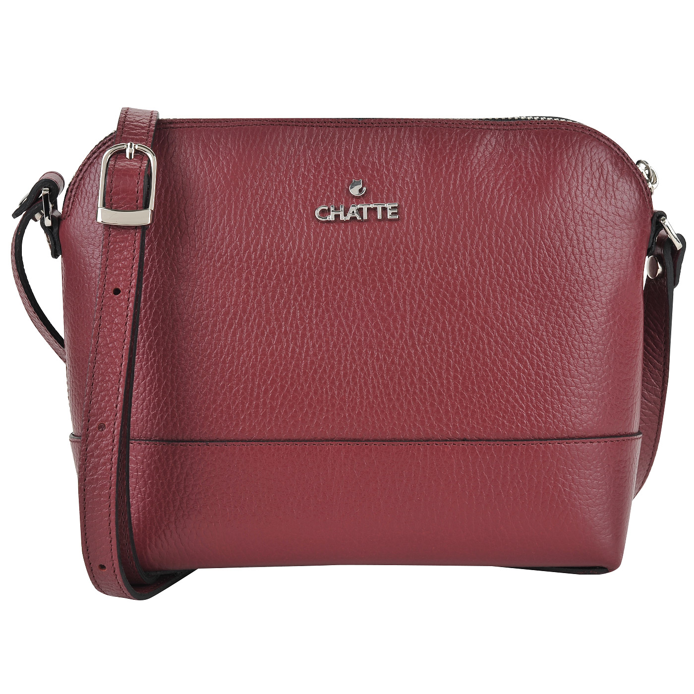 Chatte Маленькая женская сумочка из зернистой кожи через плечо