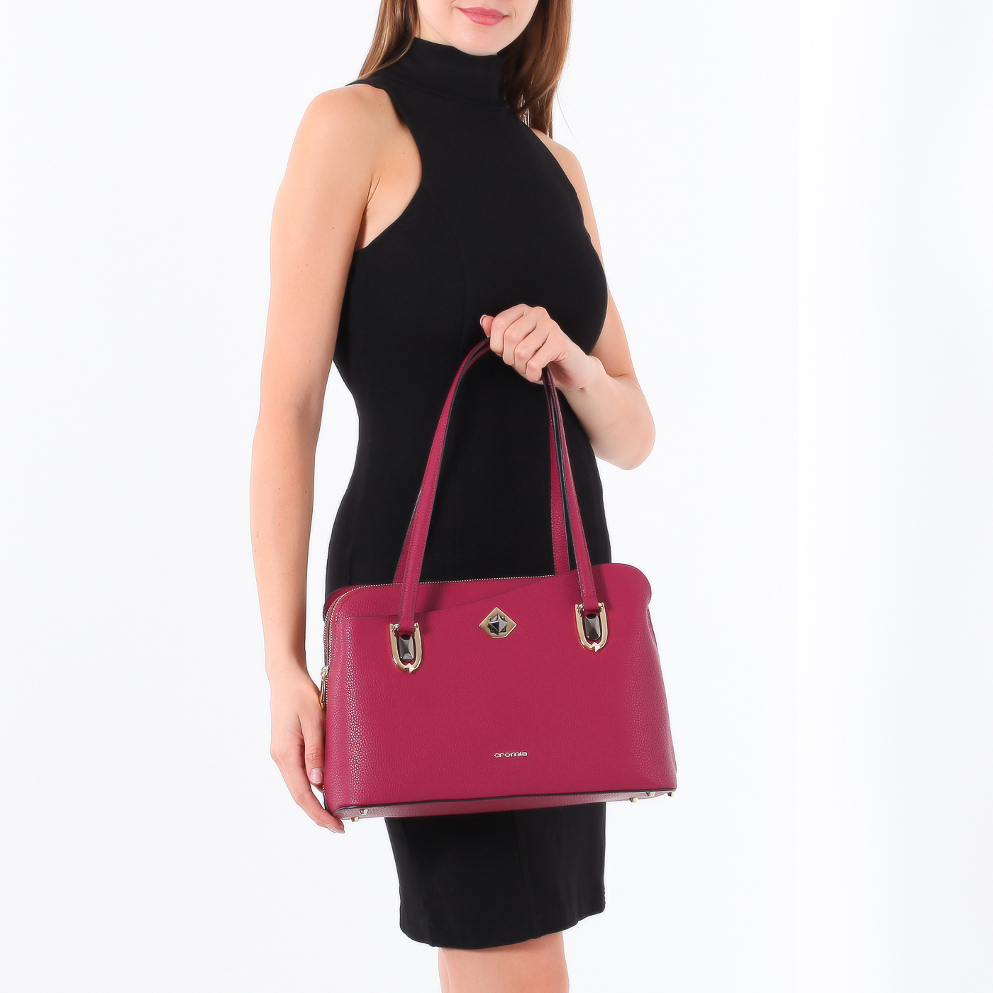 Сумка-тоут из кожи Cromia Mina