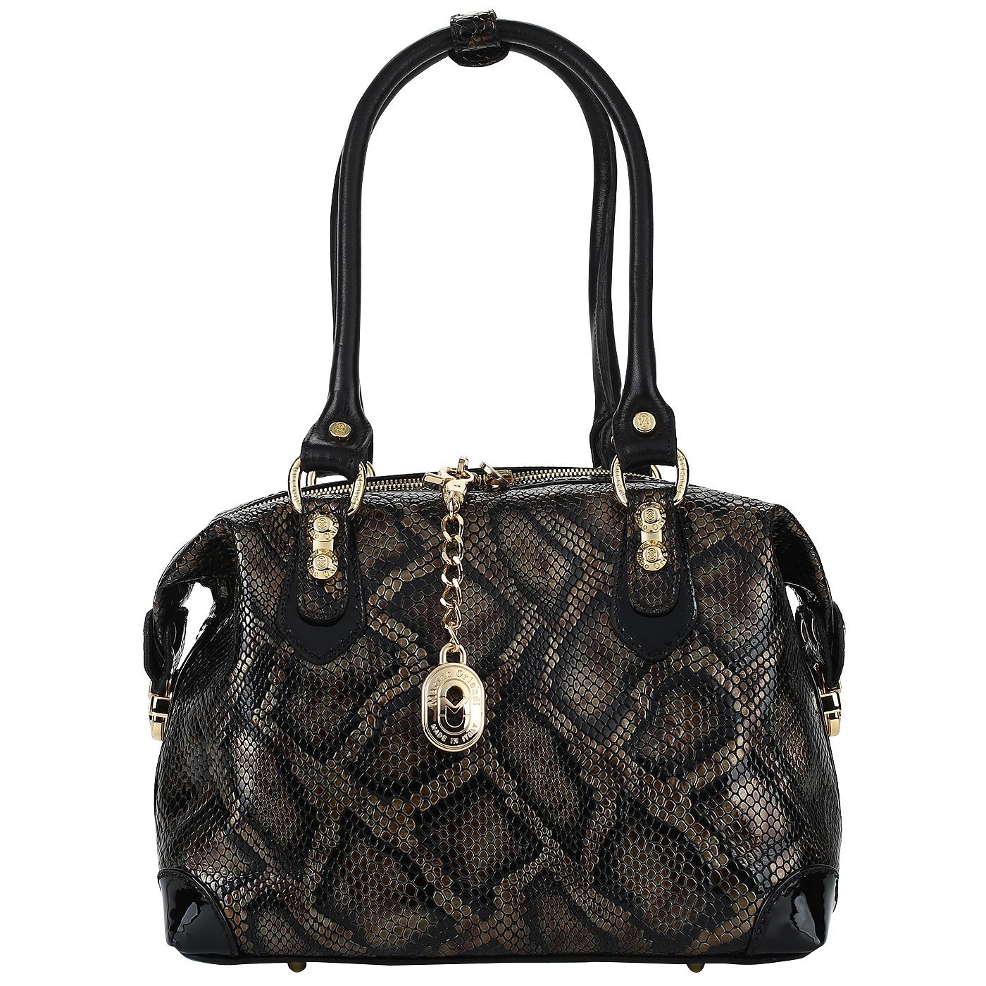 Marino Orlandi Кожаная сумка на двойной молнии