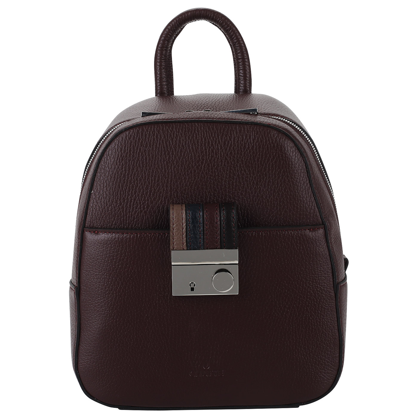 Chatte Бордовый рюкзак на двойной молнии