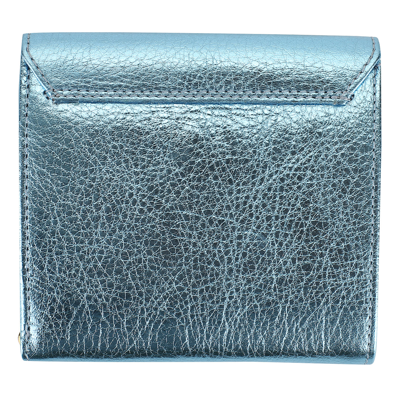 Складное портмоне из металлизированной кожи Chatte Amelie shine