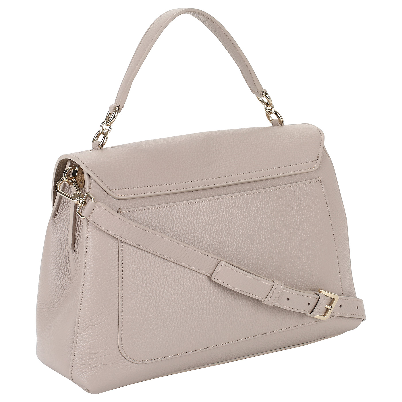 Бежево-розовая сумка Furla Sleek