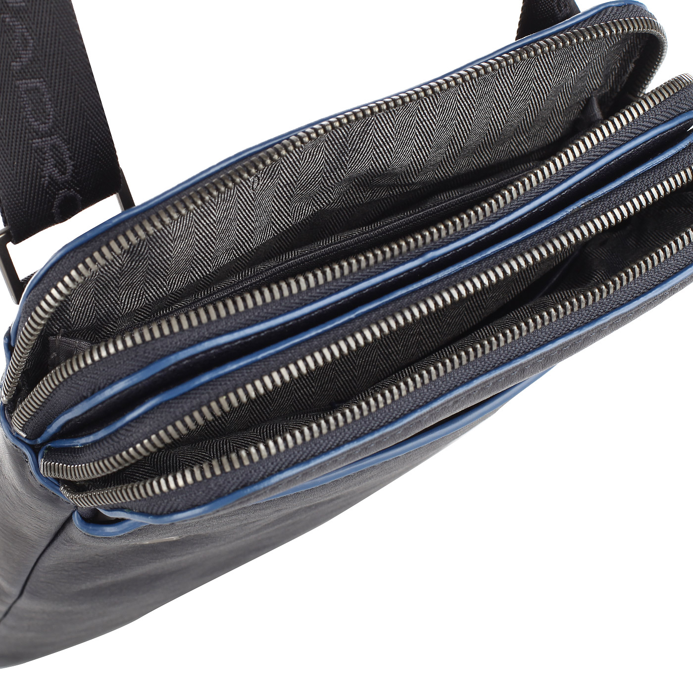 Сумка-планшет с тремя отделами Piquadro Blue square special