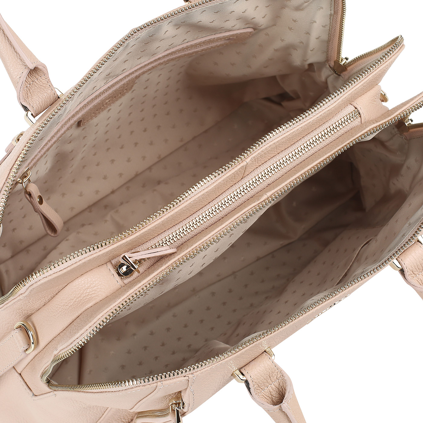 Розово-бежевая сумка Aurelli 