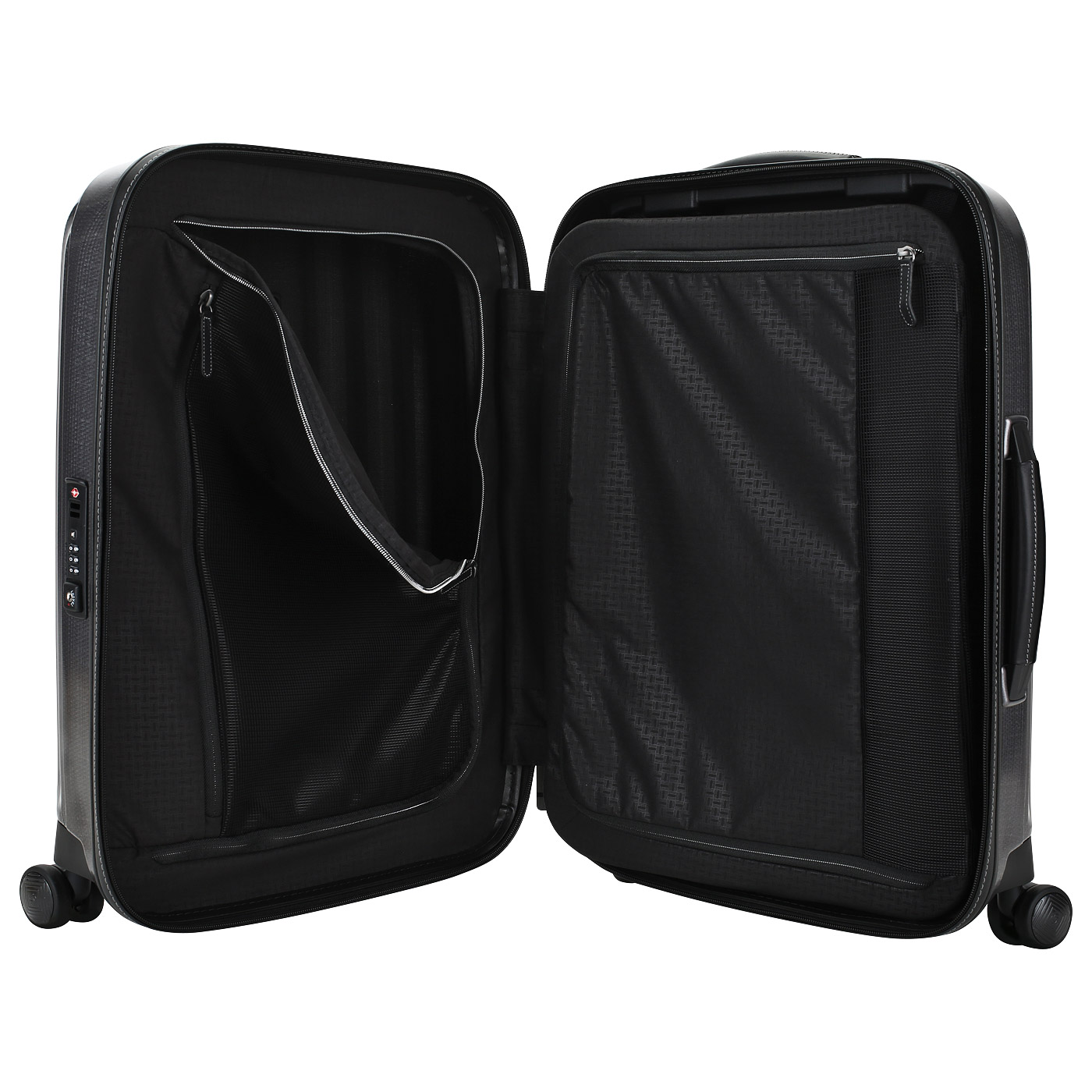 Чемодан для ручной клади из материала Curv с кодовым замком Samsonite Lite-Cube Dlx