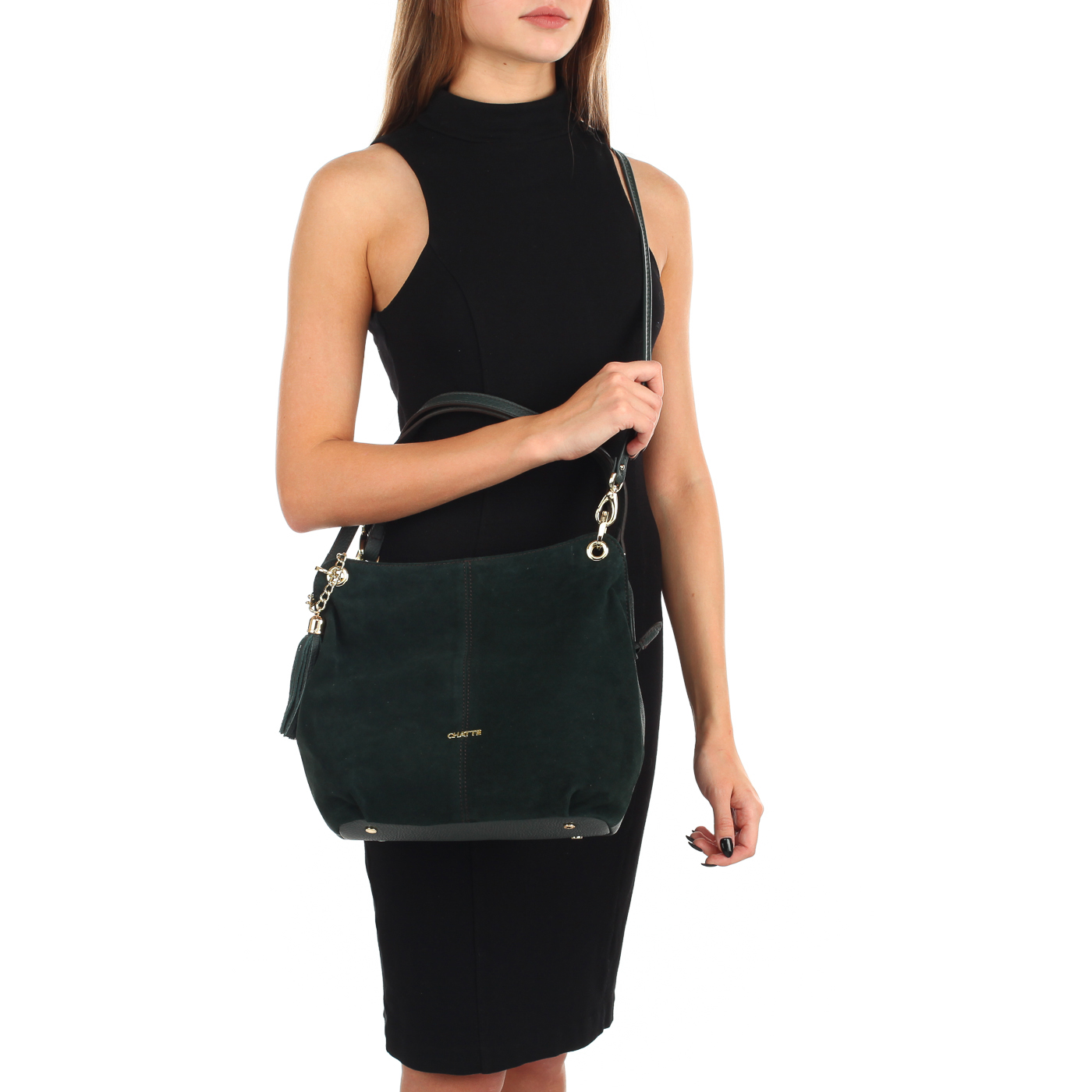 Мягкая кожаная сумка Chatte 