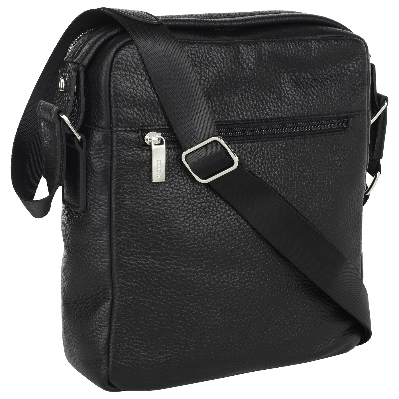 Мужская кожаная сумка через плечо Stevens 