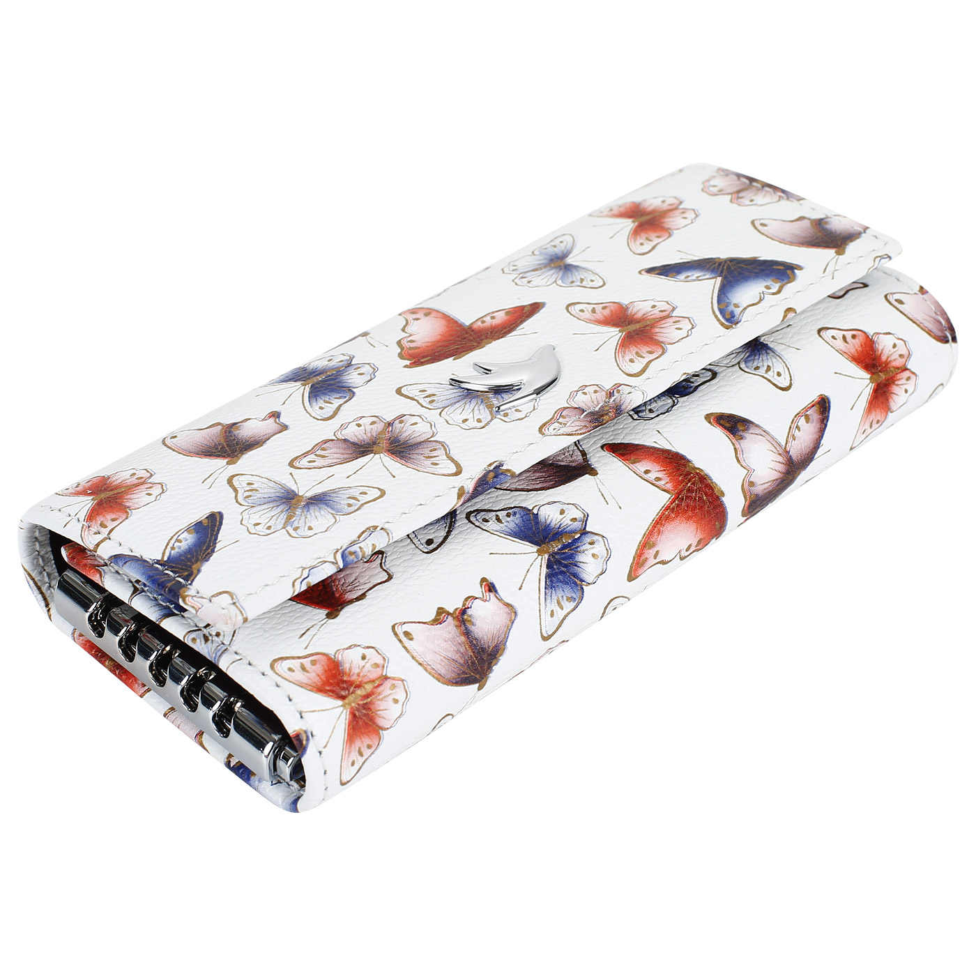 Кожаная ключница на кнопке Aurelli Alma fantasia