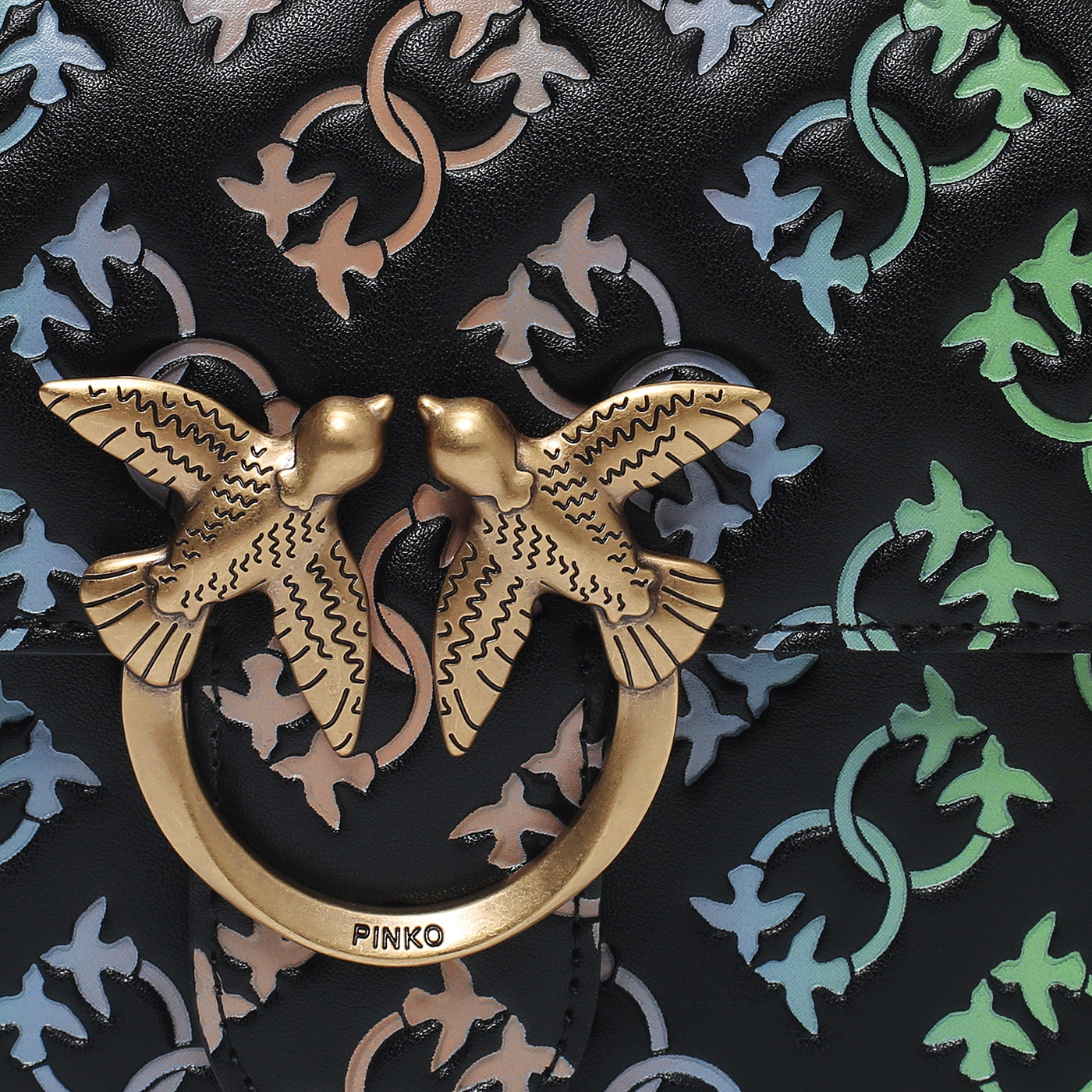 Сумка через плечо с цепочкой Pinko Love One