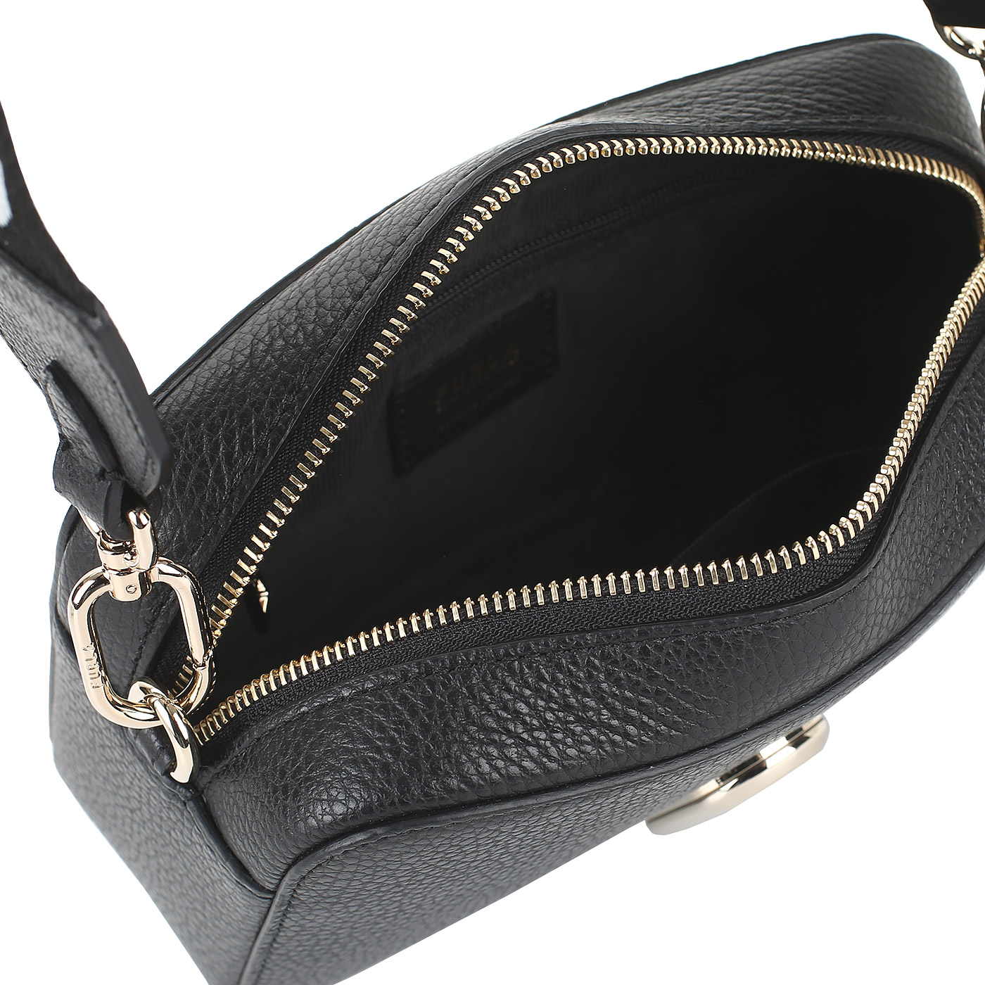 Сумка с текстильным ремешком Furla Sleek