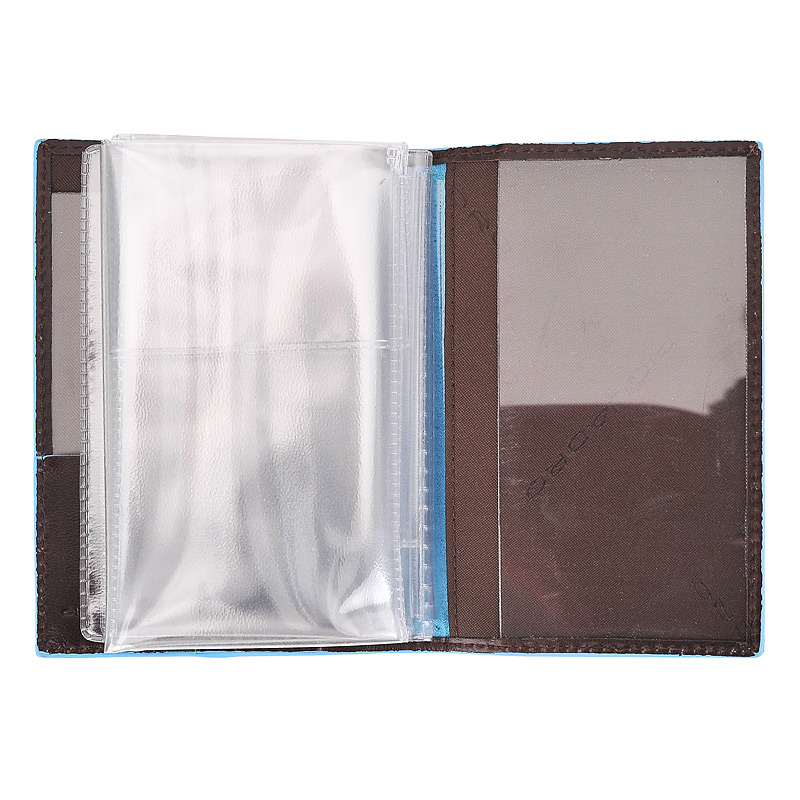 Обложка для автодокументов Piquadro Blue square