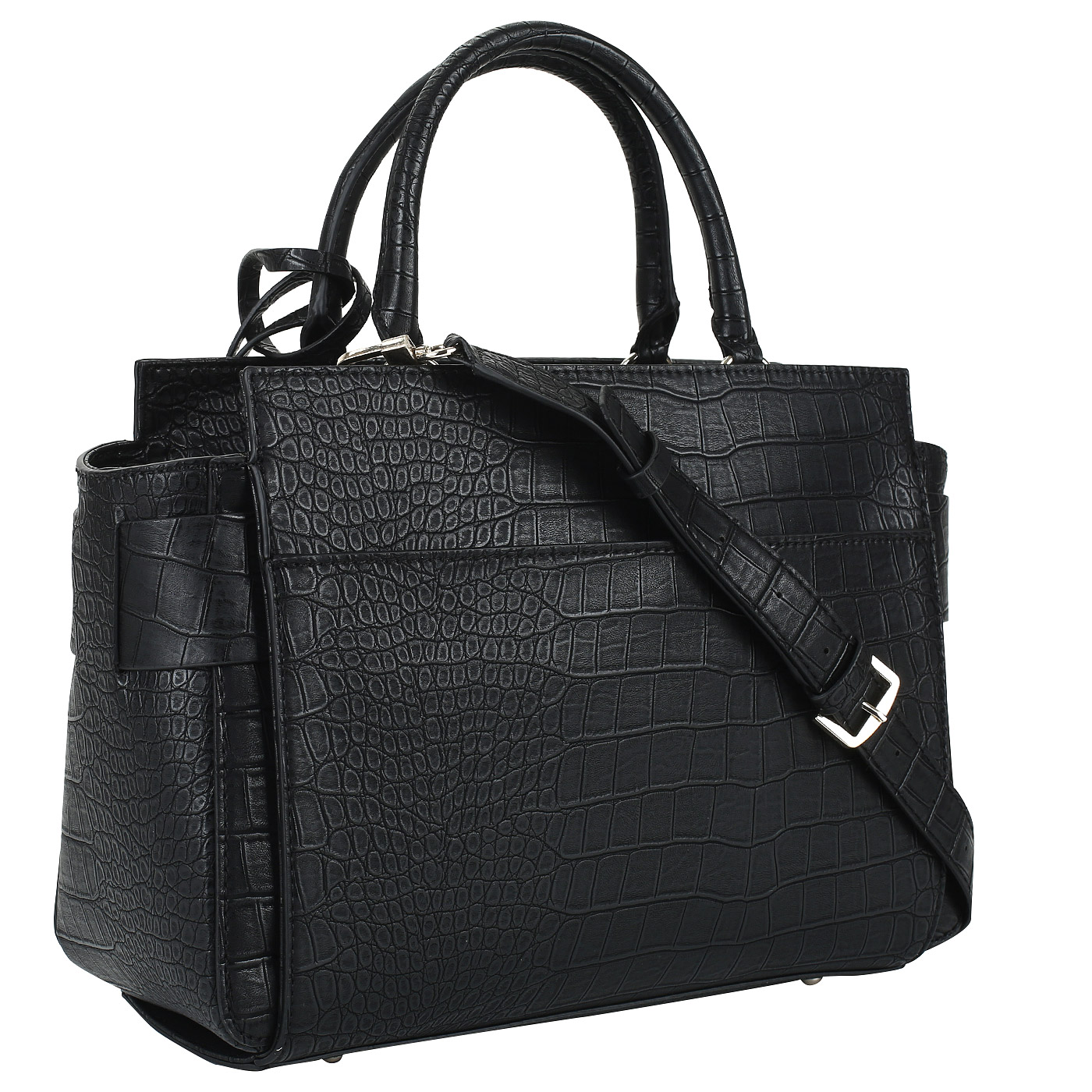 Сумка с отделкой под крокодила Guess Moritz