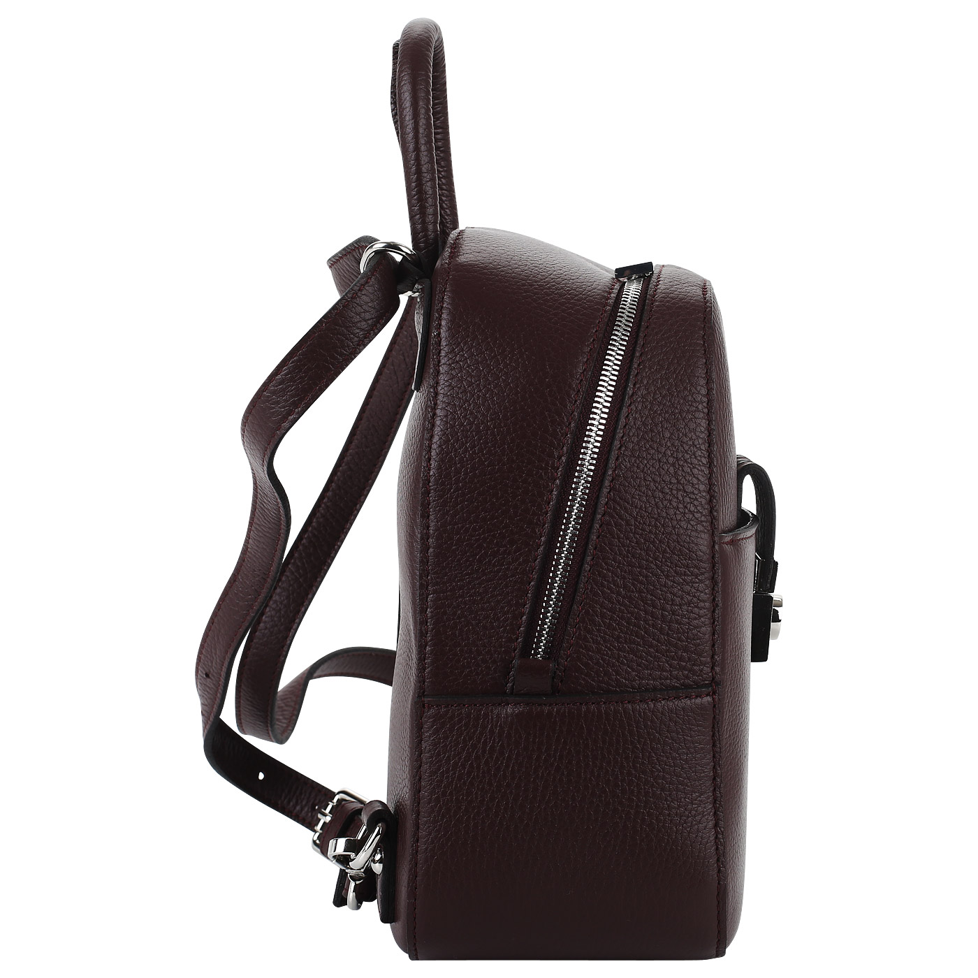 Бордовый рюкзак на двойной молнии Chatte 