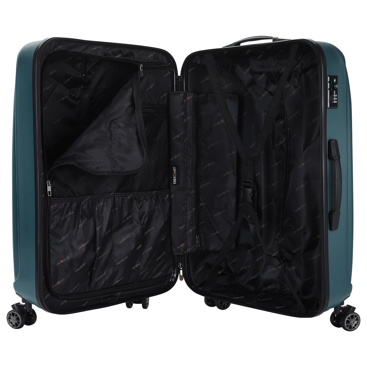 Чемодан большой L из поликарбоната с кодовым замком Eberhart Enigma