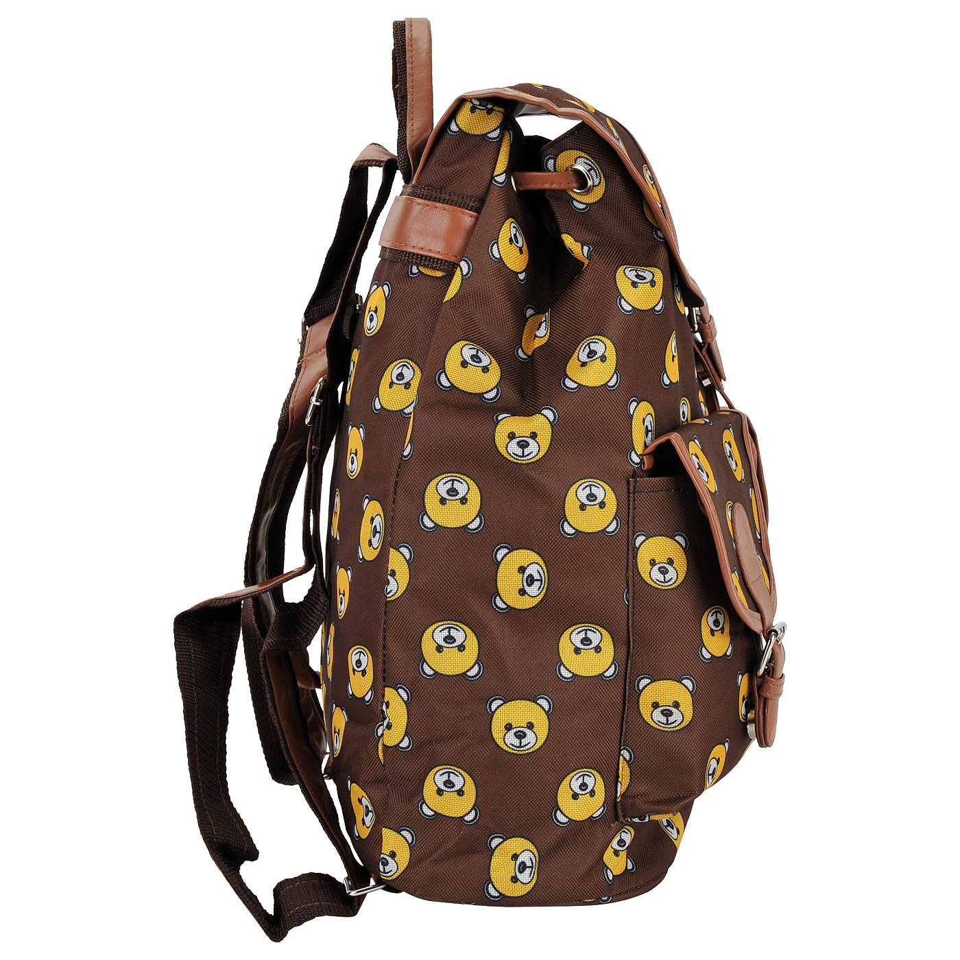 Вместительный детский тканевый рюкзак с принтом Creative 