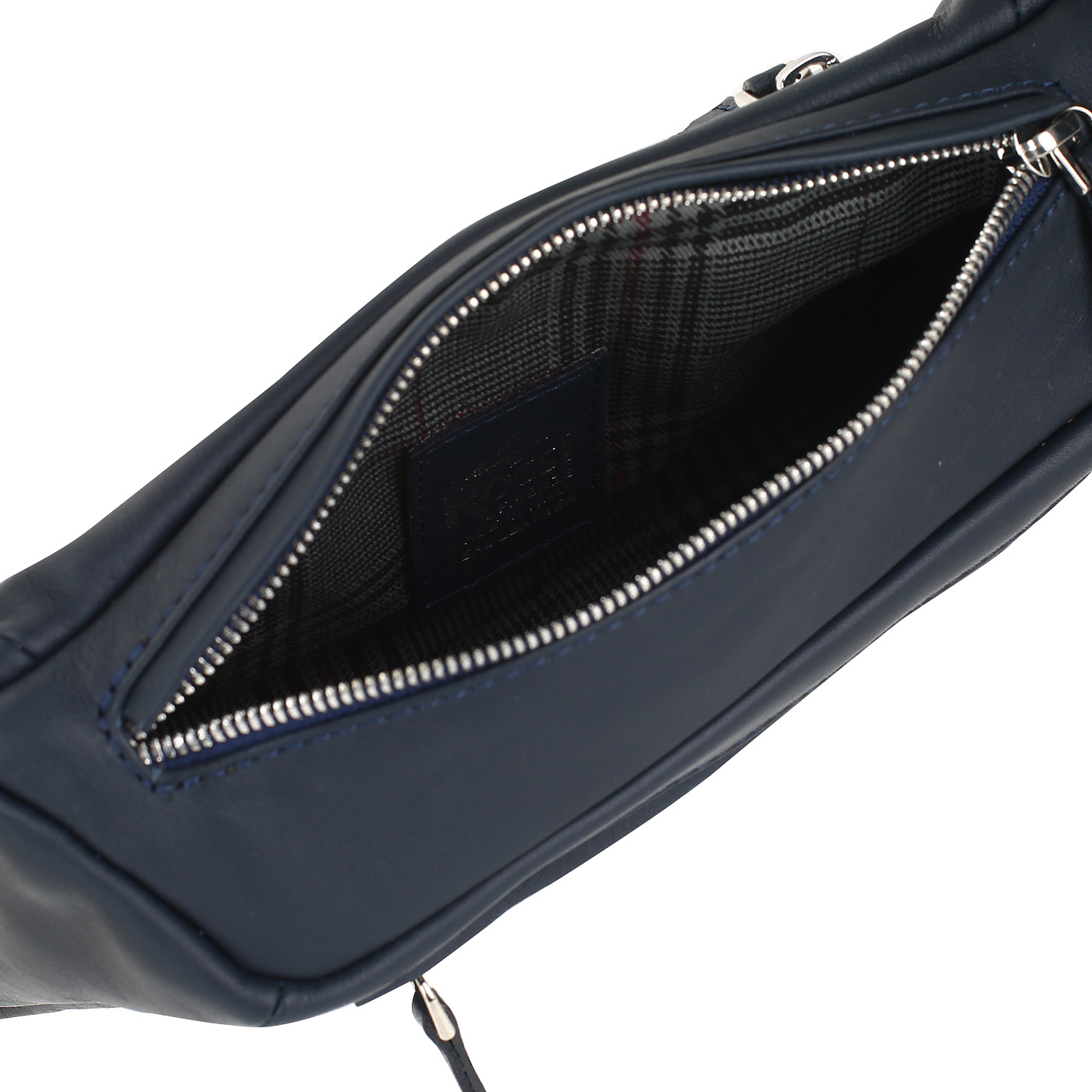 Синяя поясная сумка Bruno Rossi 