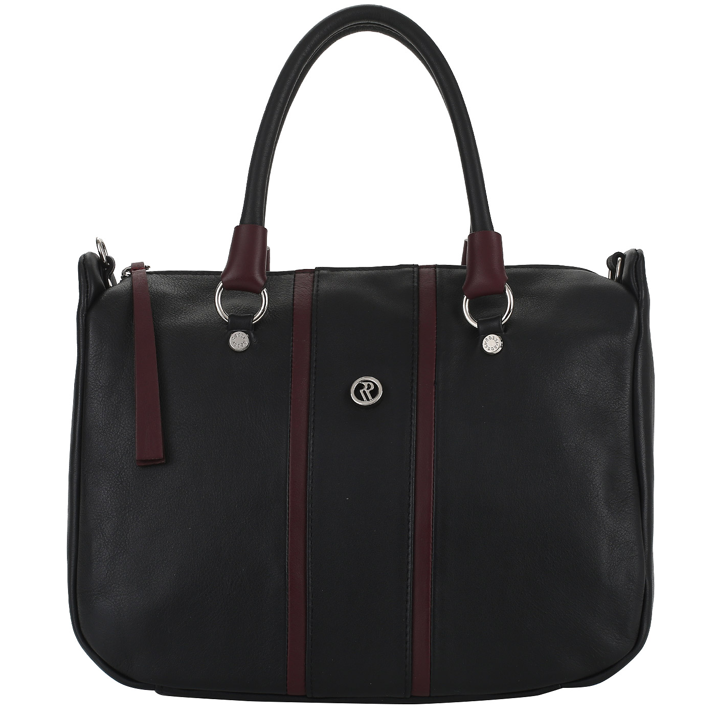 Bruno Rossi Кожаная сумка на молнии