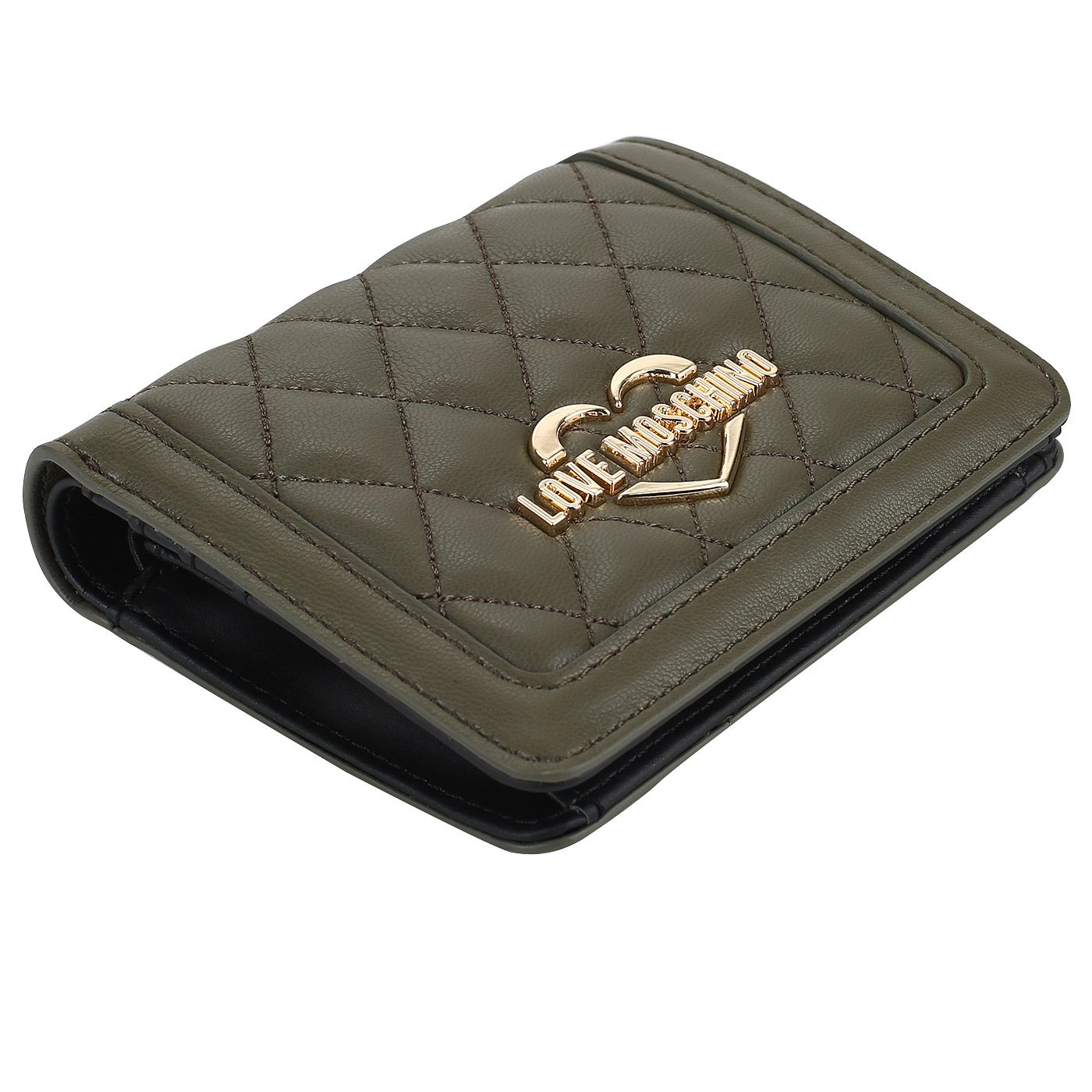 Маленькое портмоне на кнопке Love Moschino Super Quilted