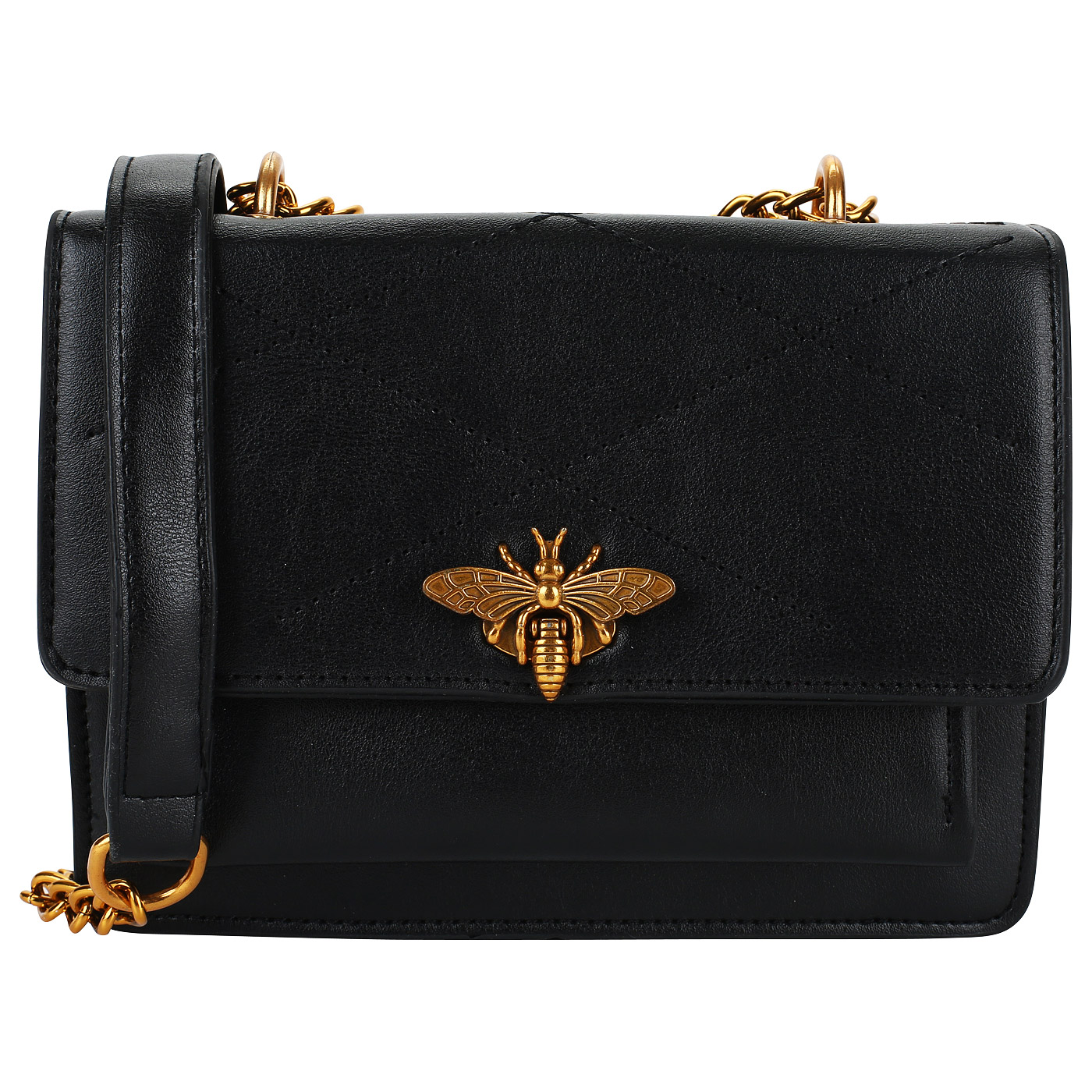 Dispacci Стеганая сумочка с откидным клапаном