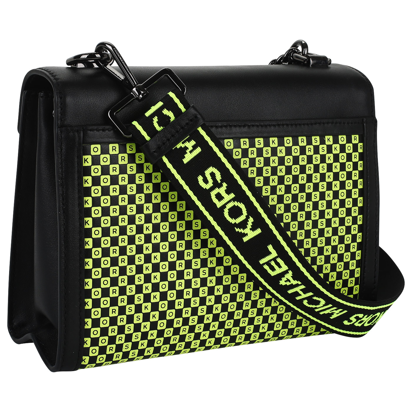 Кожаная сумка с тиснением Michael Kors Whitney