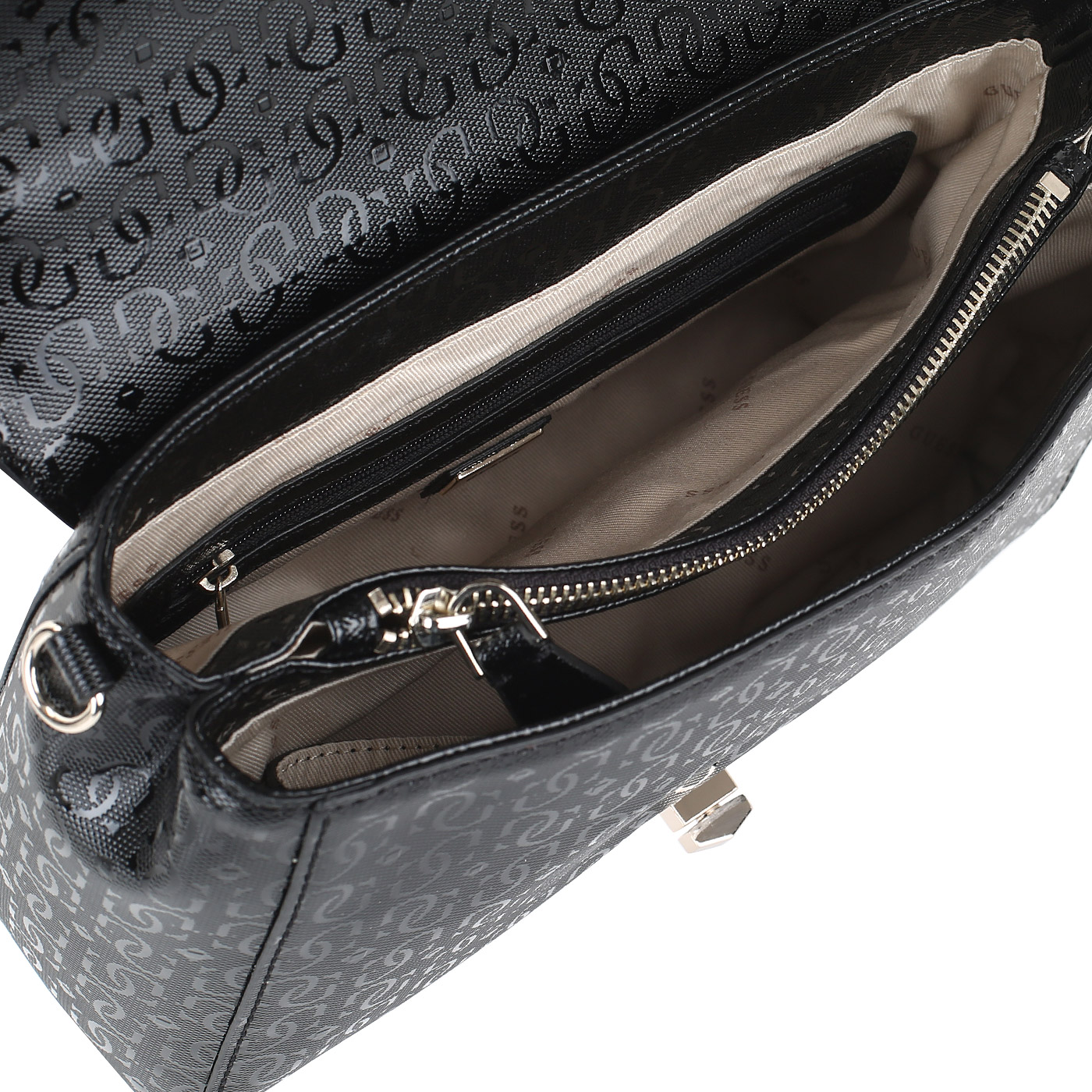 Тисненая сумочка Guess Shannon