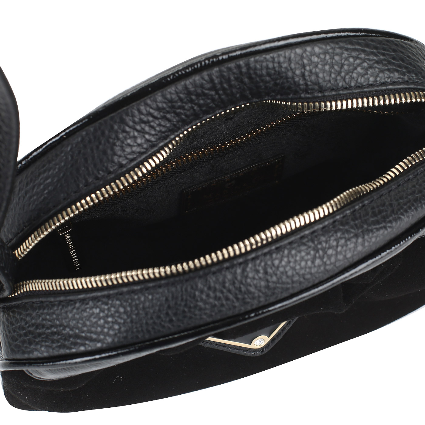 Кожаная сумочка на молнии Marina Creazioni 