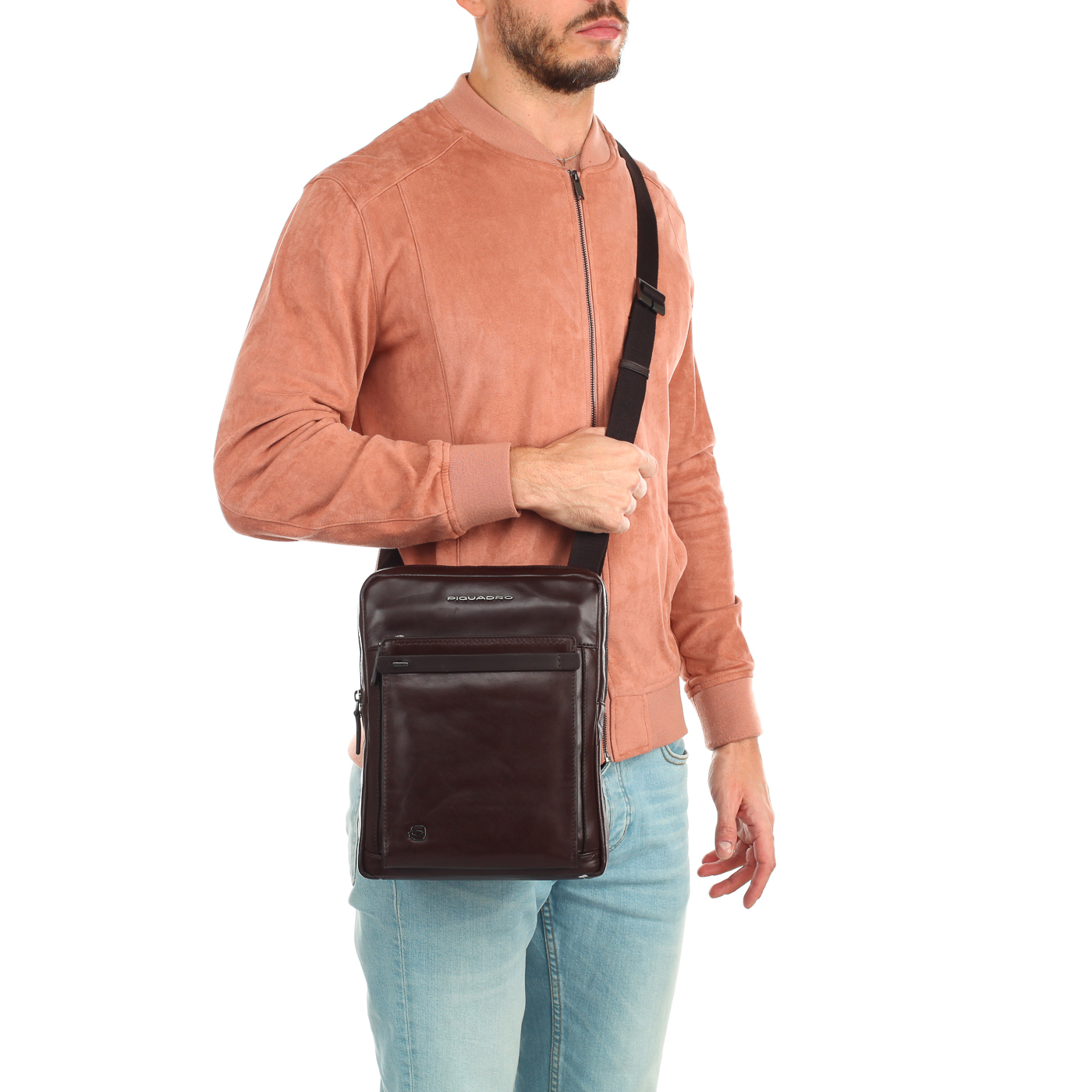 Сумка-планшет на молнии Piquadro Cube