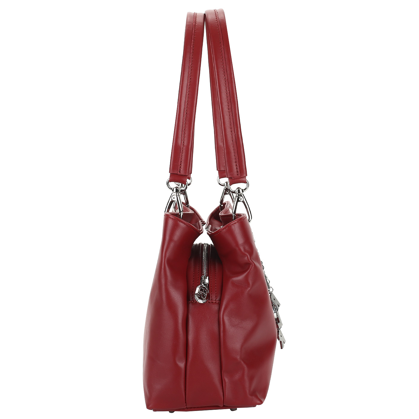 Красная кожаная сумка Sara Burglar Ariel Vitello