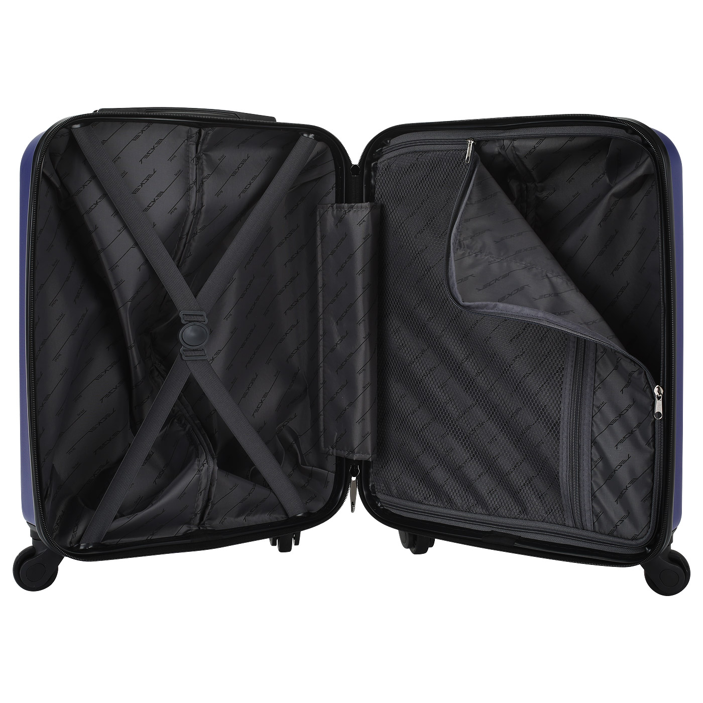 Чемодан маленький S из ABS-пластика с кодовым замком Teckel Horizont