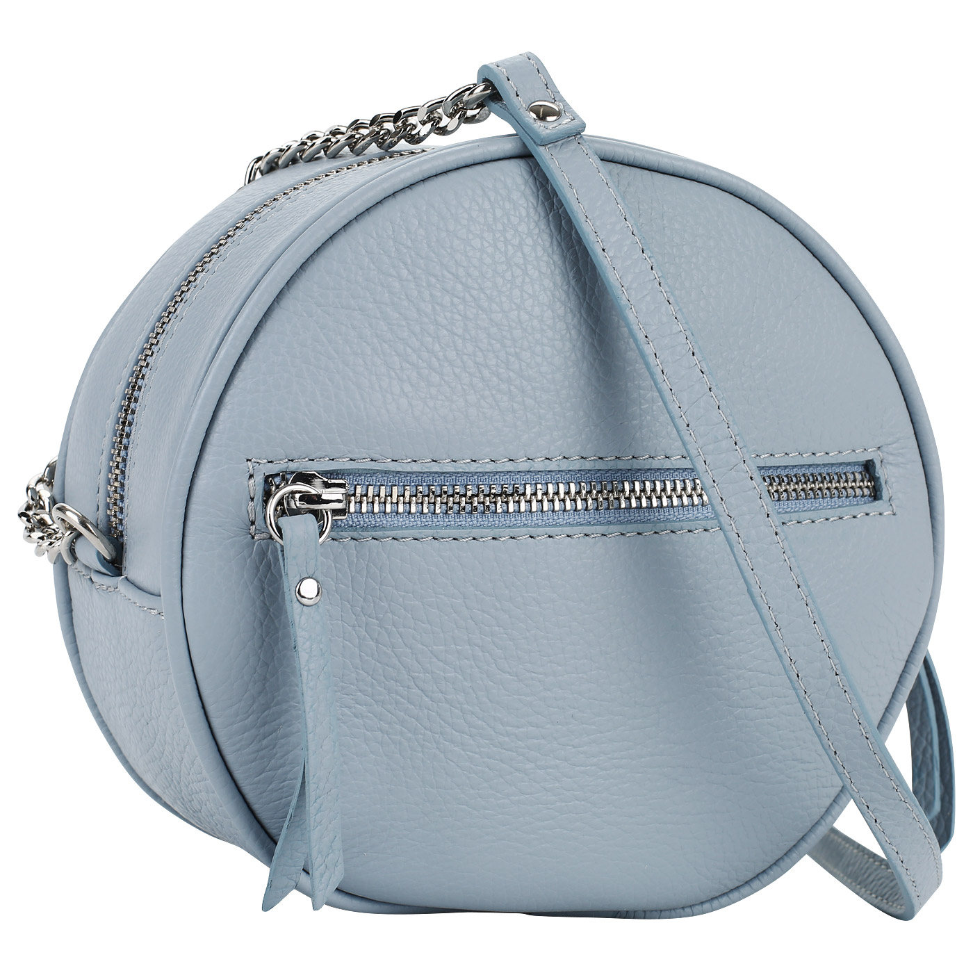 Круглая сумочка с клепками Marina Creazioni 