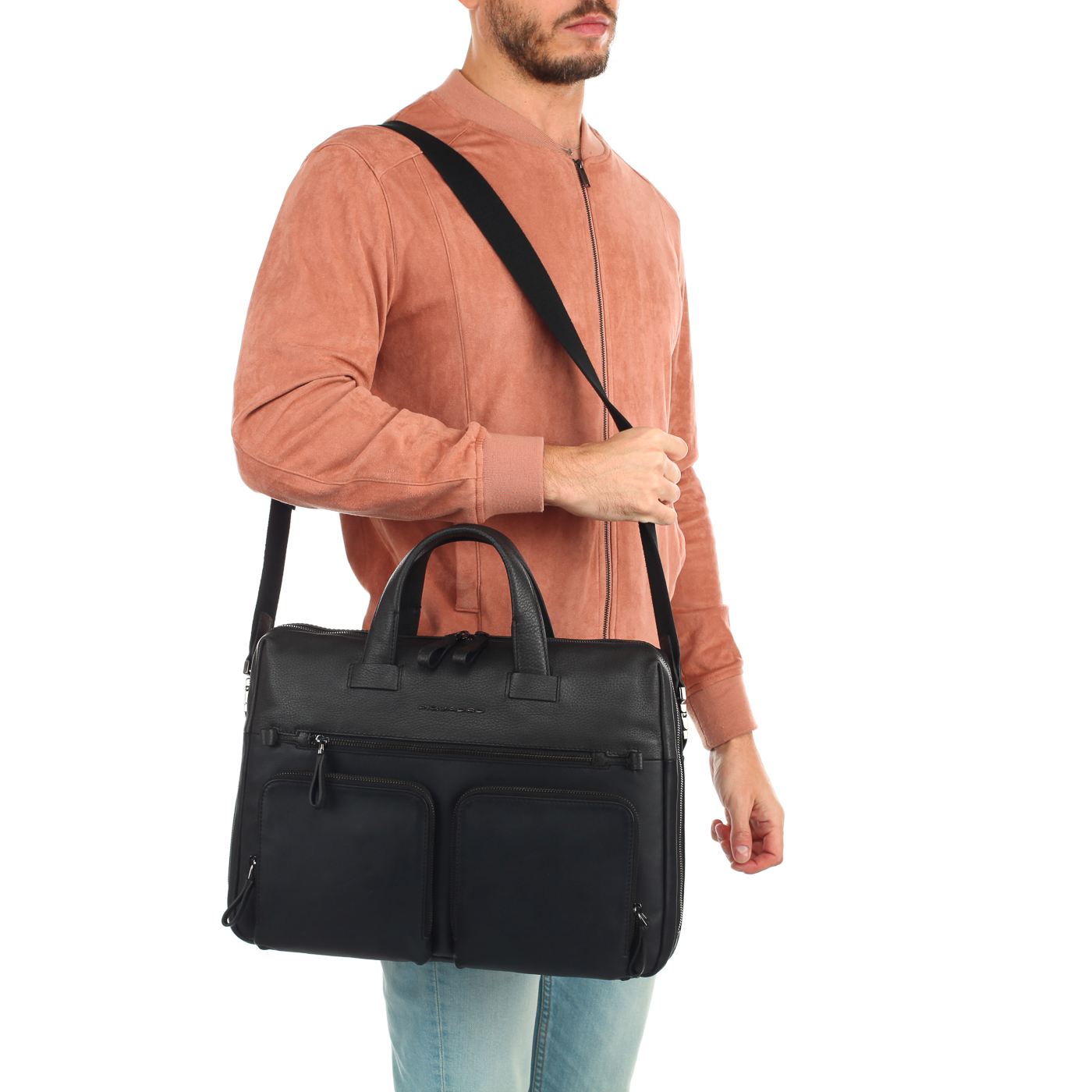 Кожаная деловая сумка Piquadro Line