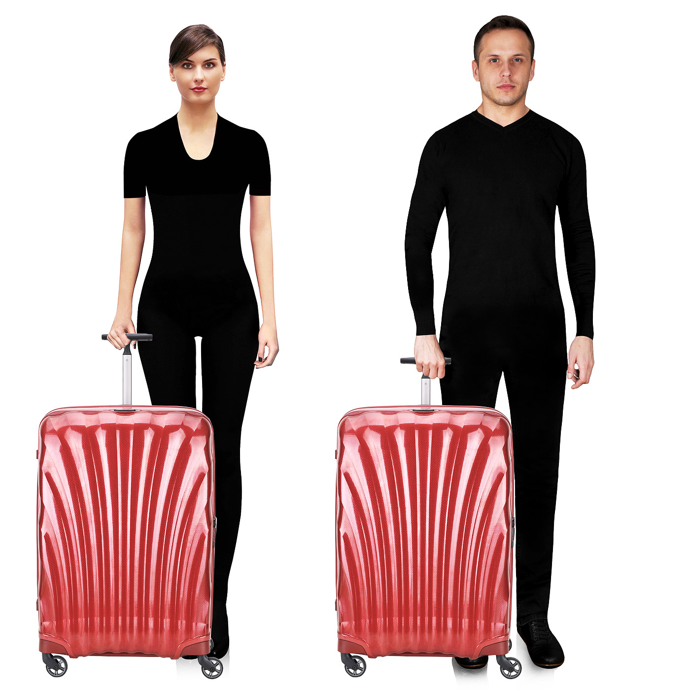 Чемодан большой L из материала Curv Samsonite Cosmolite