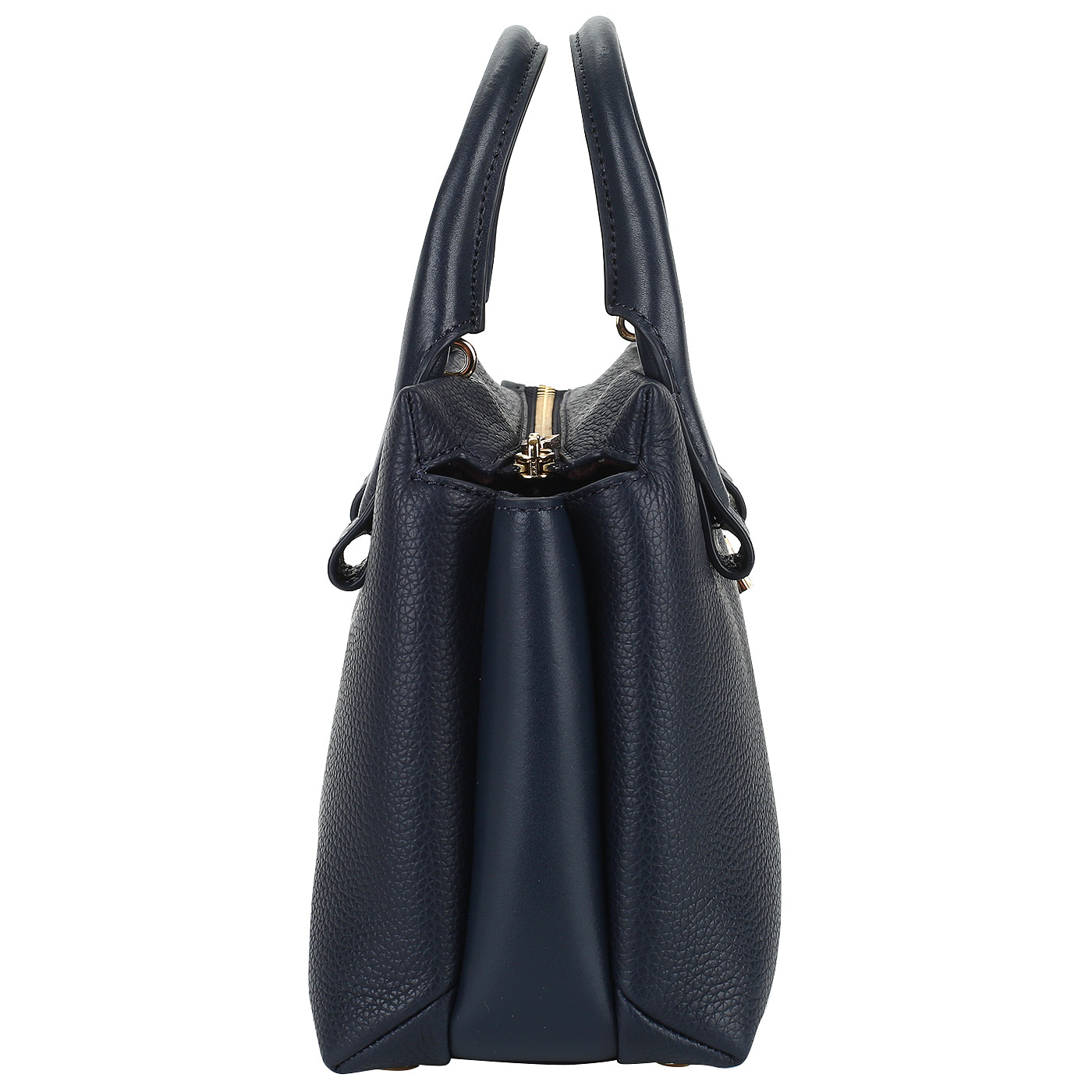 Синяя кожаная сумочка Michael Kors Rollins