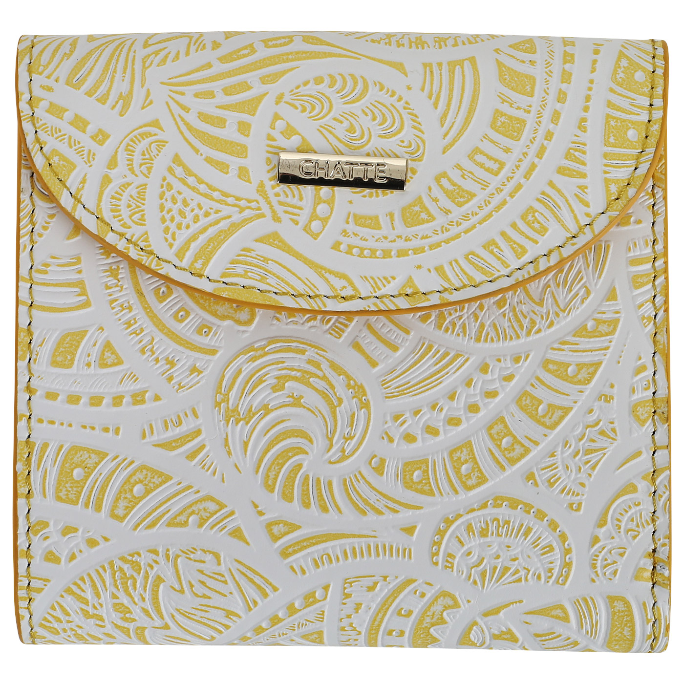 Chatte Кошелек с желтым тиснением