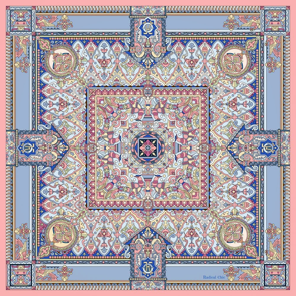 Radical Chic Узорчатый платок
