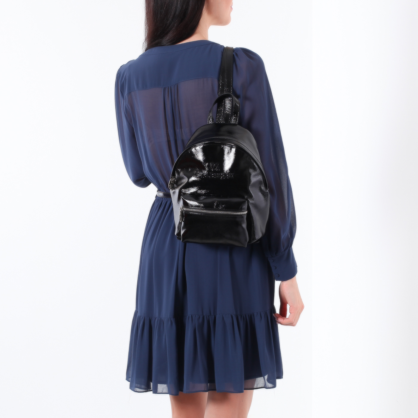 Черный рюкзак на молнии Sara Burglar Ariel Naplak