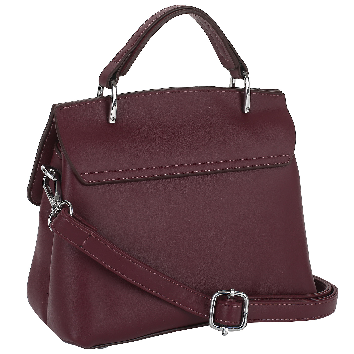 Бордовая сумка из экокожи Dispacci 