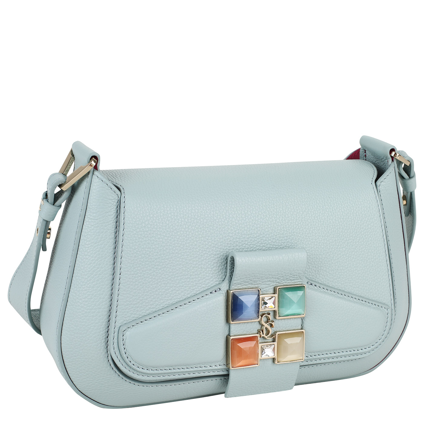 Кожаная сумка через плечо Carlo Salvatelli Gemma