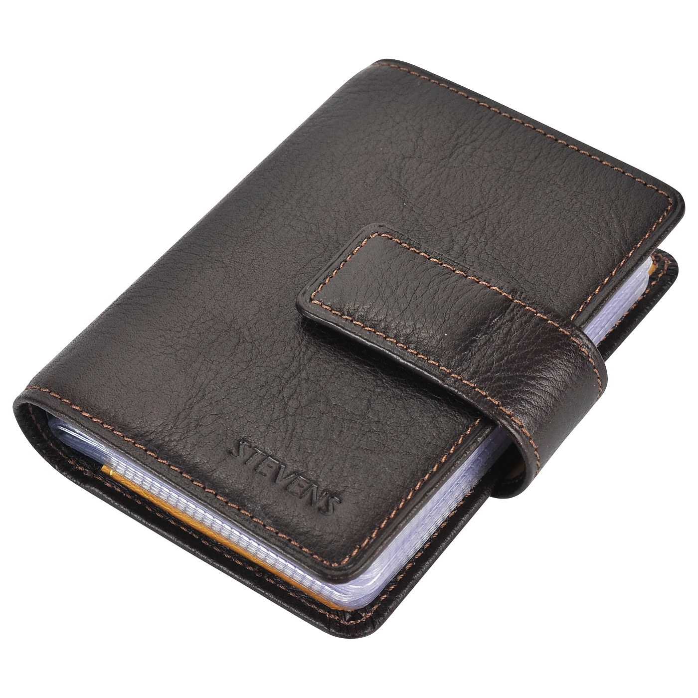 Кожаная визитница Stevens 