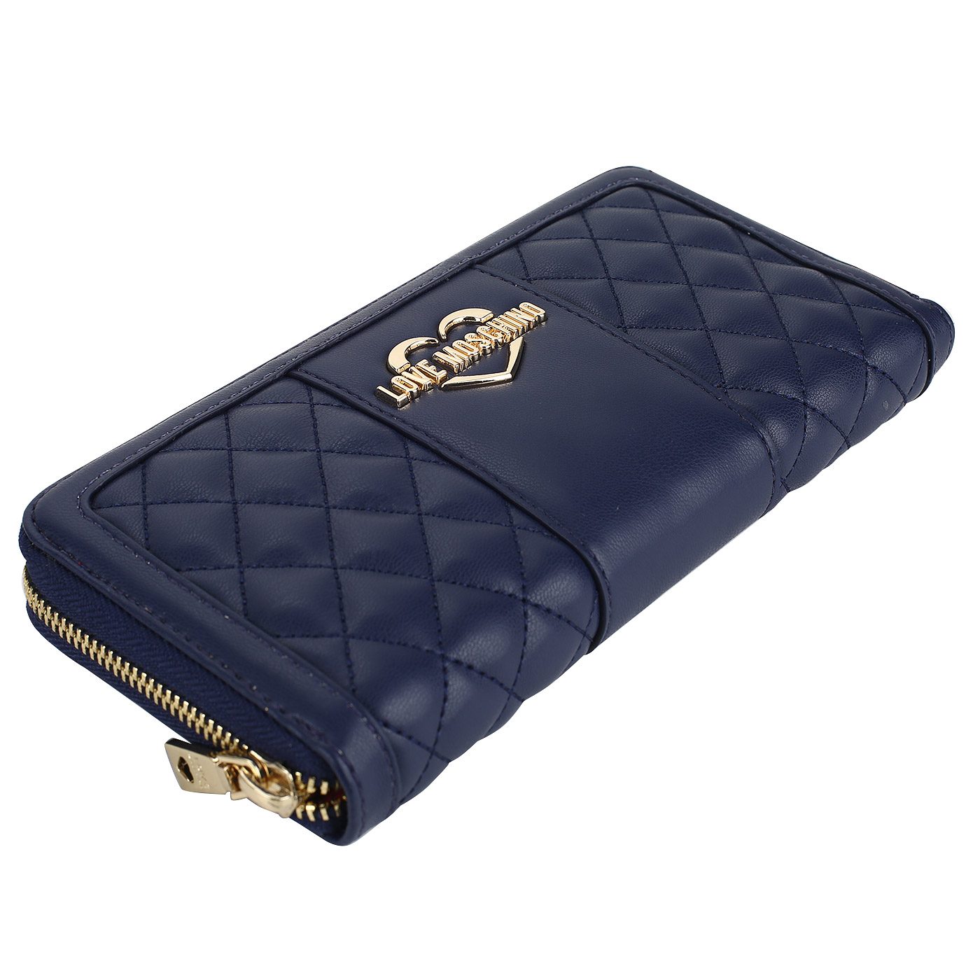 Стеганое портмоне на молнии Love Moschino Super Quilted