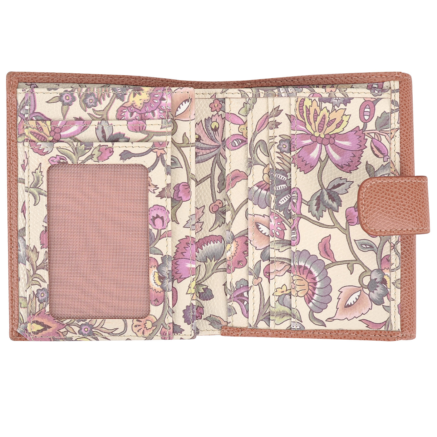 Женское кожаное портмоне Aurelli Alma fiore